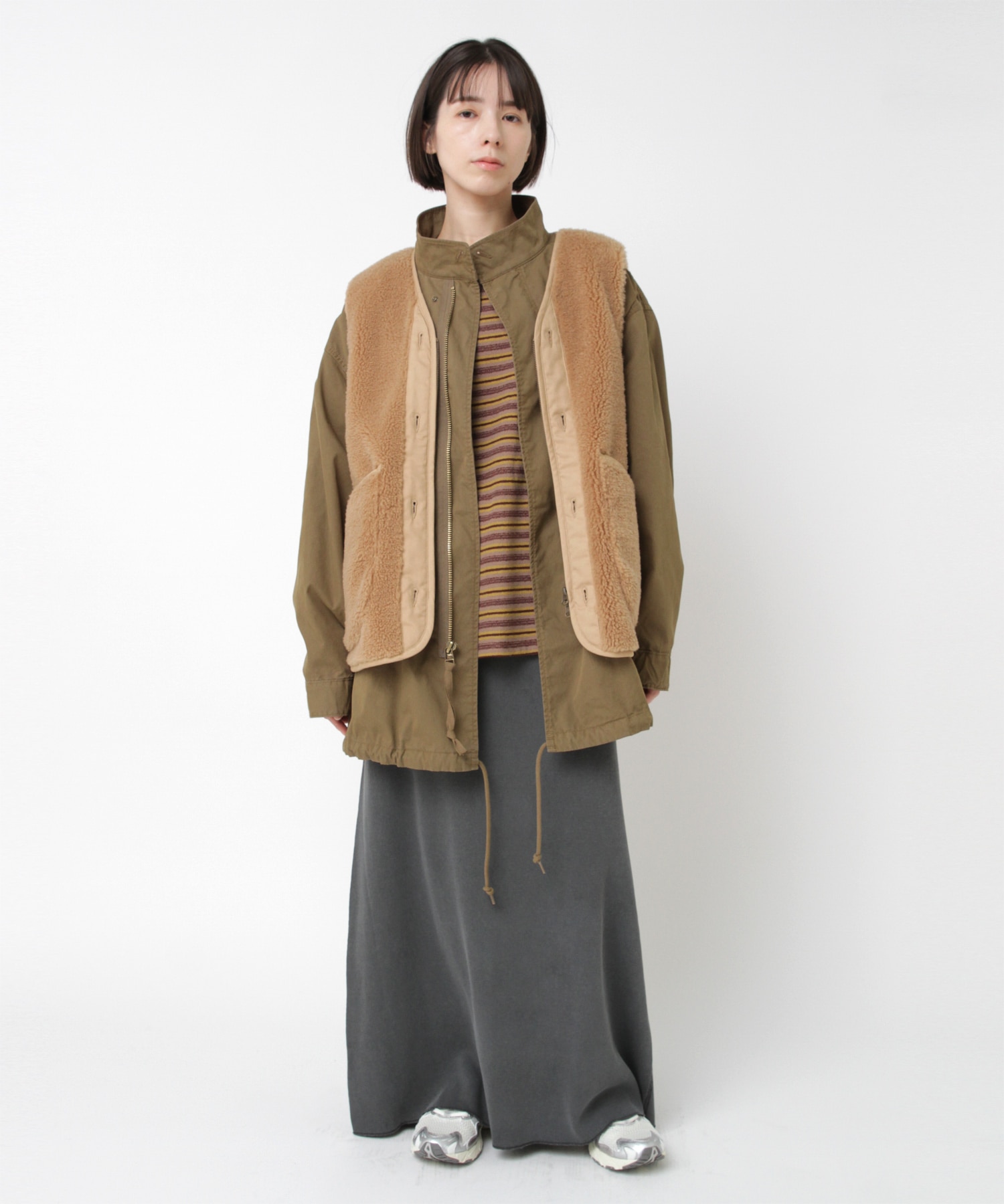 美品✨Deuxieme Classe M65モッズコート　ファー　ライナー　F 美品✨Deuxieme Classe M65モッズコート ファー ライナー F