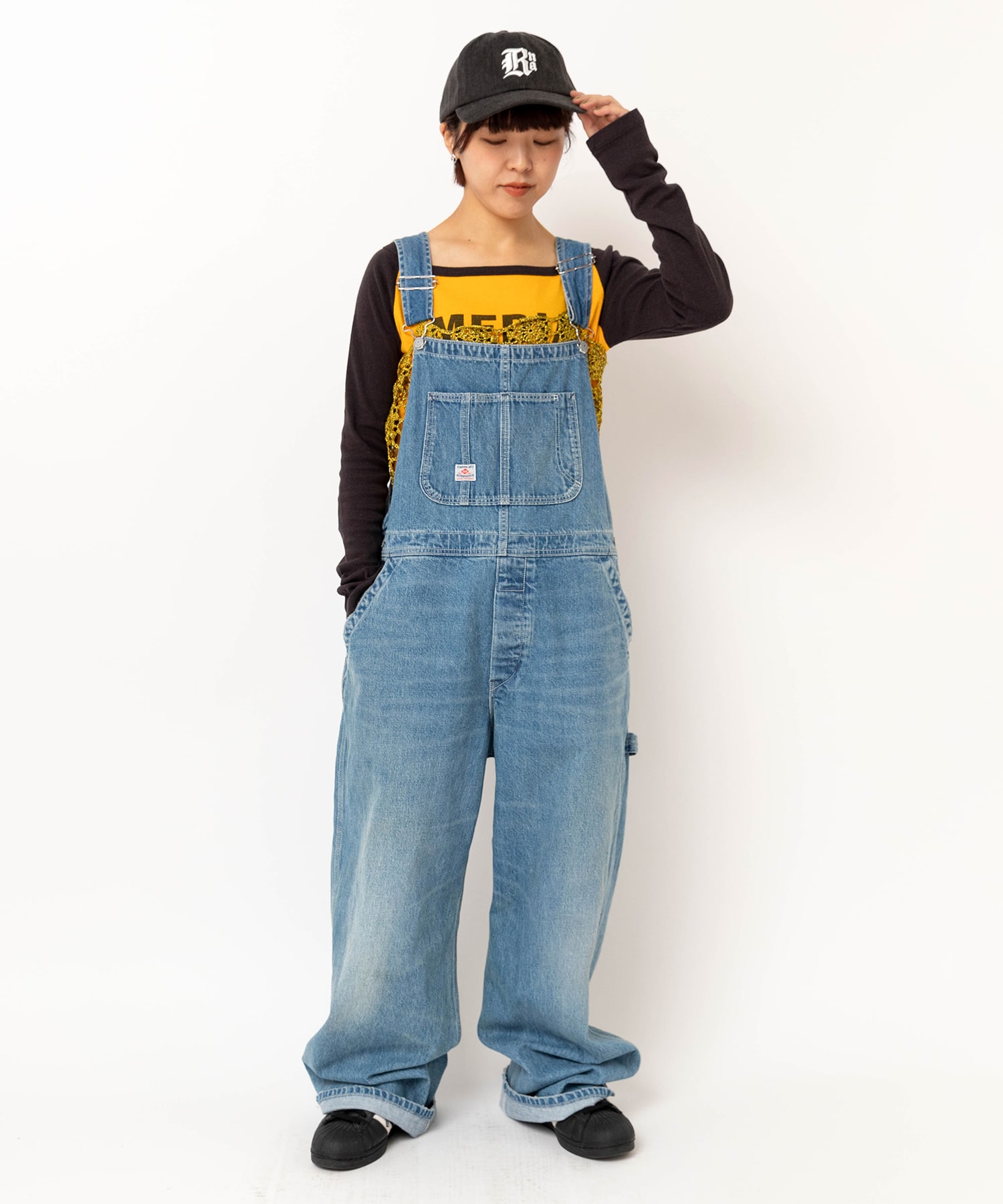 マスタード/ブラック