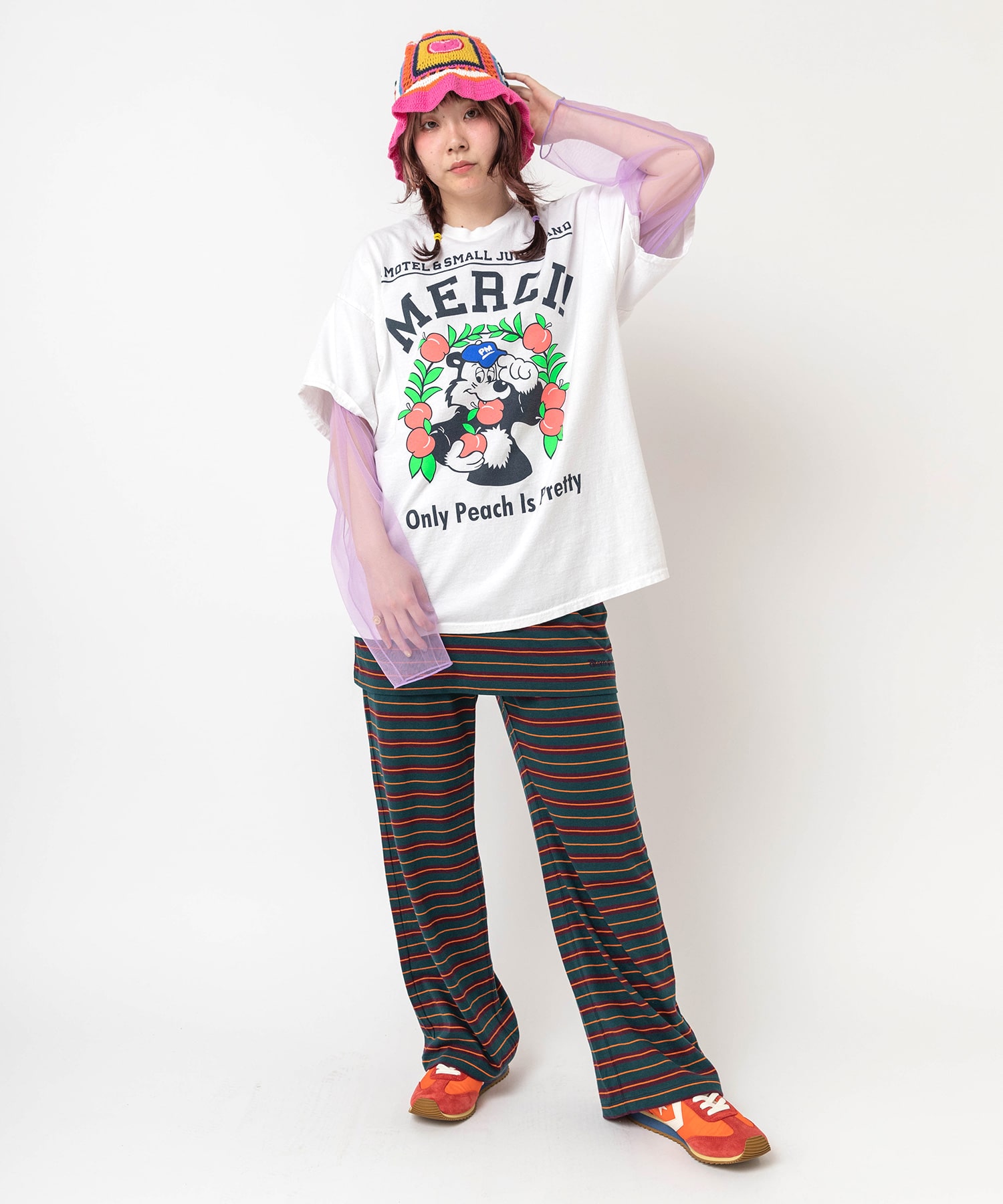 グリーン/パープル