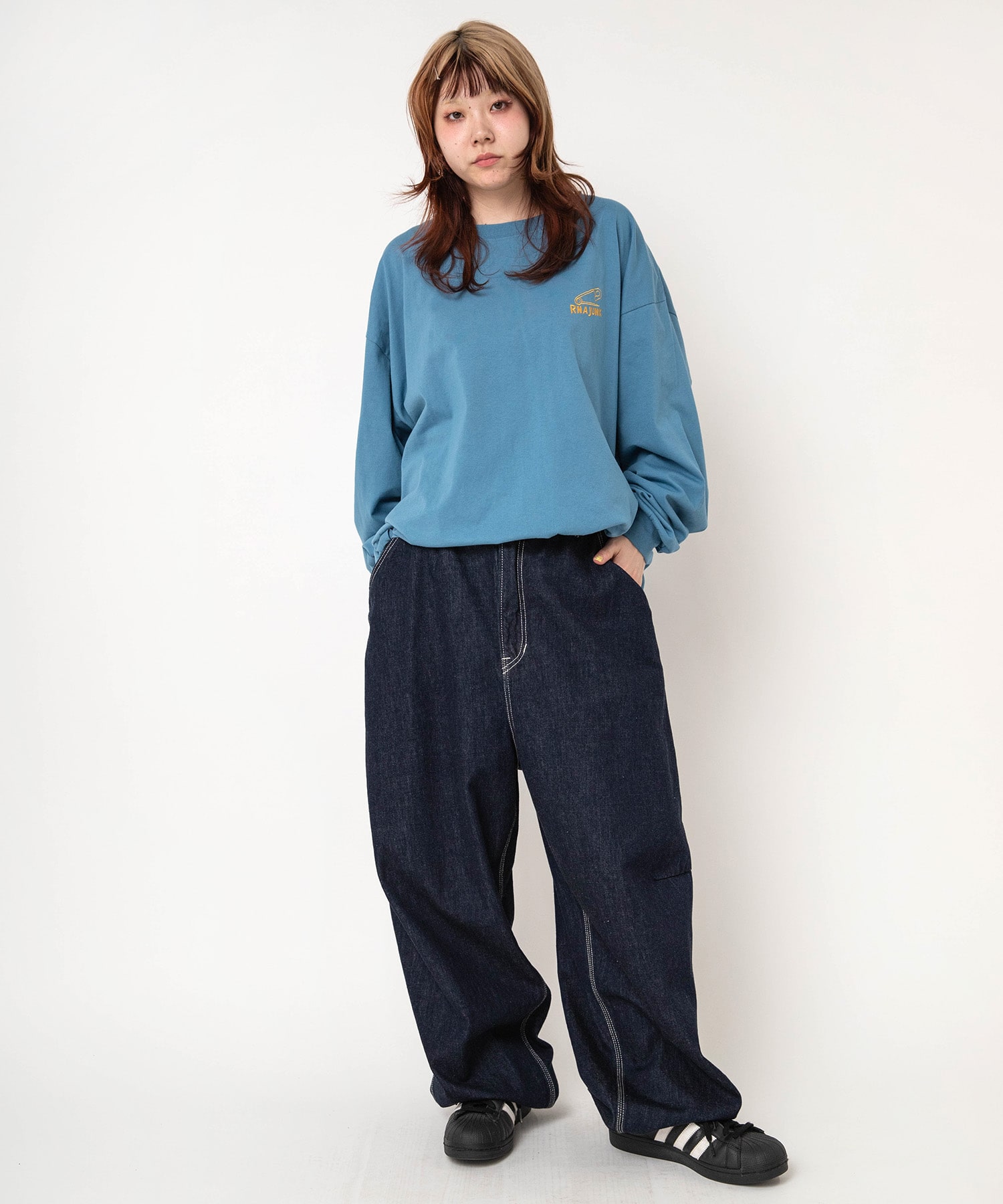 M1823 RNA BIGロングTシャツ(M ホワイト): トップス - RNA ONLINE