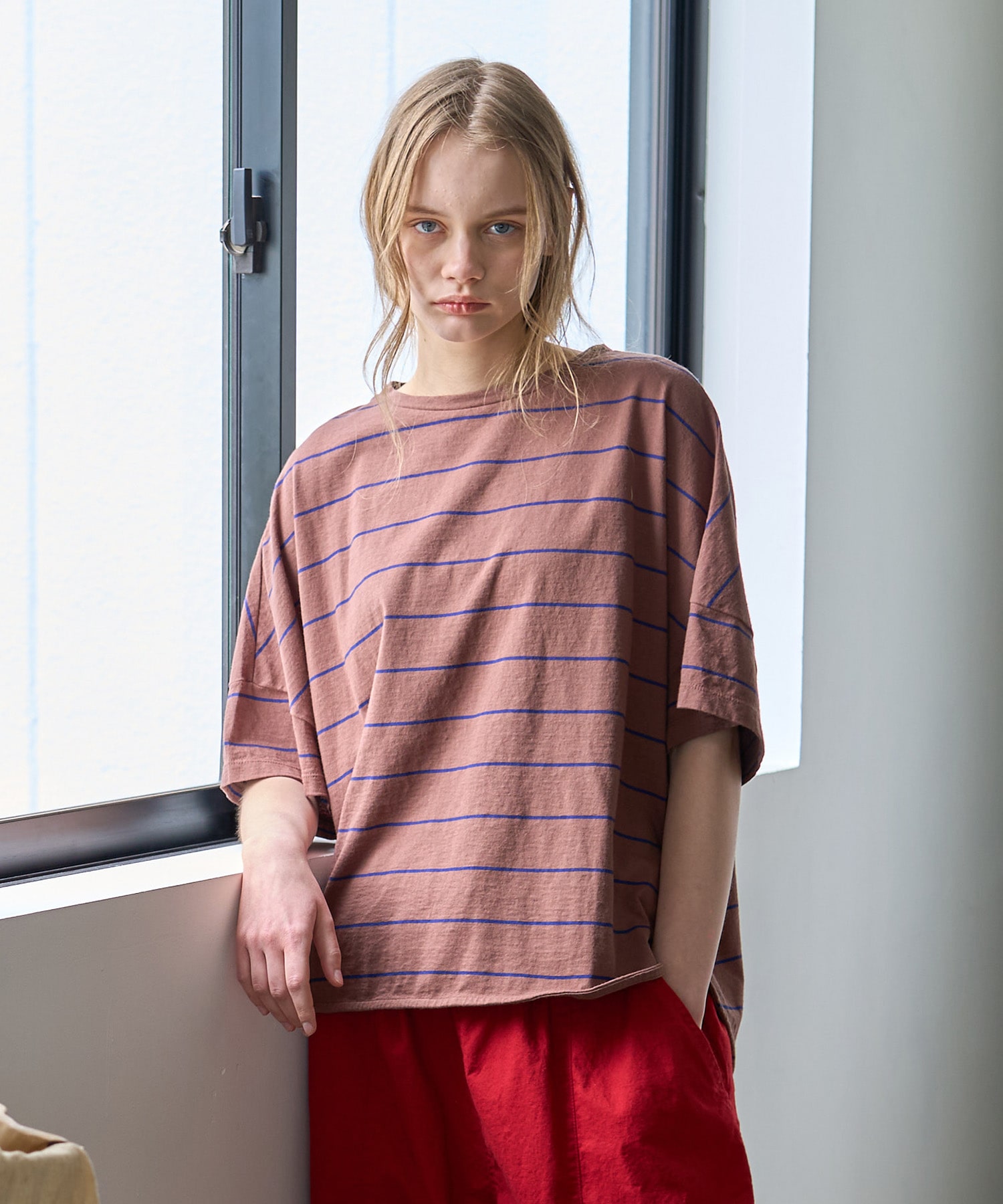 ブラウン/ブルー