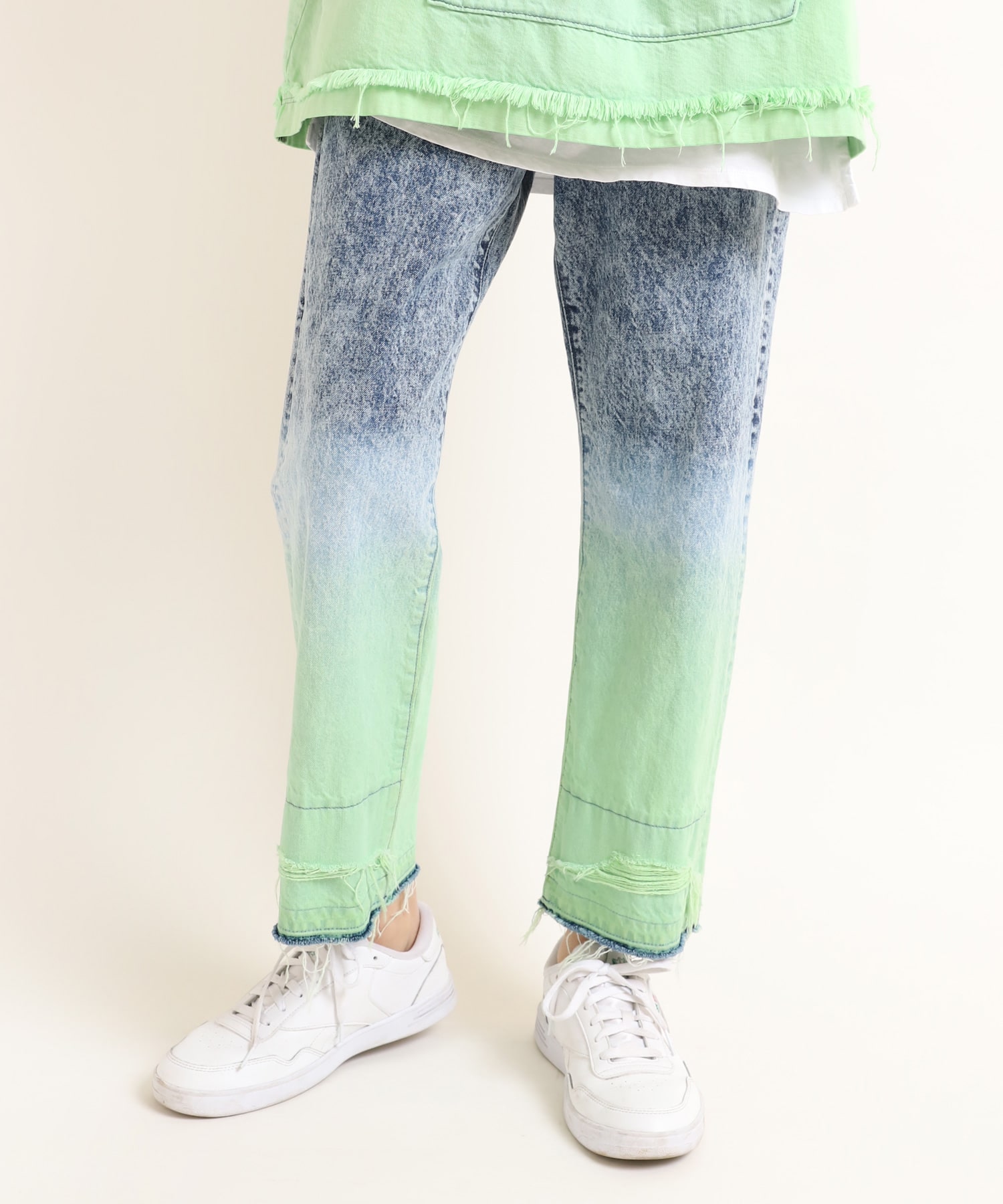 RNA ミリタリー オーバーサイズ BIGベスト ケミカルイエロー デニム M RNA ミリタリー オーバーサイズ BIGベスト ケミカルイエロー