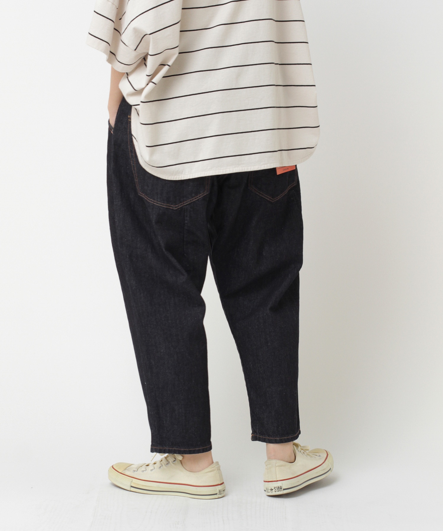 R4315 10ozデニムのクロップドパンツ(F デニムONE WASH): パンツ