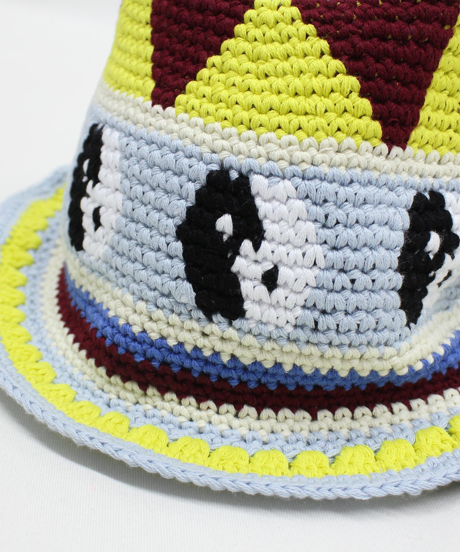 【新品】Grape ボーダー柄帽子 ニット ベレー帽 もっちり伸びる サークルボーダー柄 かわいい 56cm