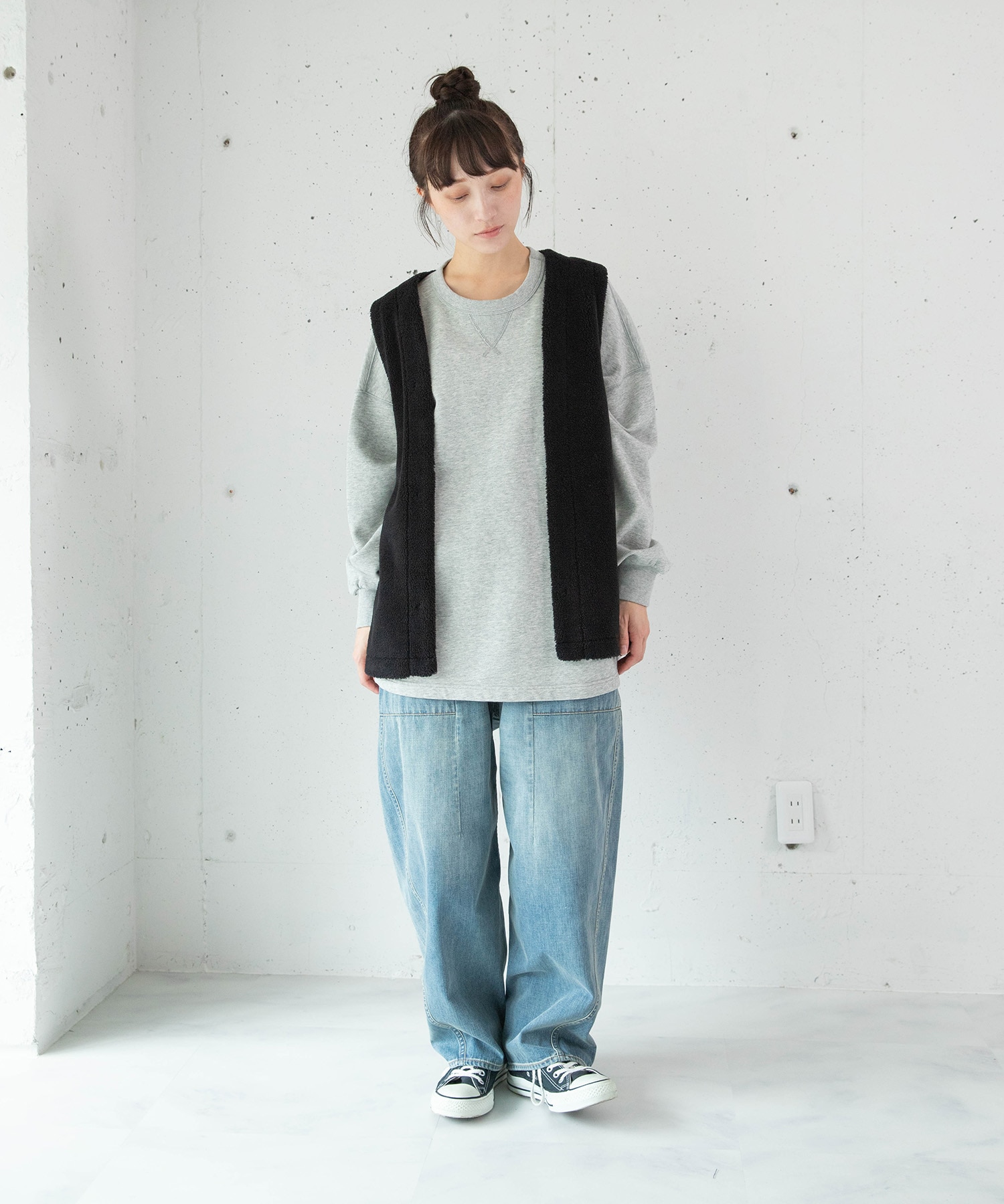 黒/白ヒッコリー