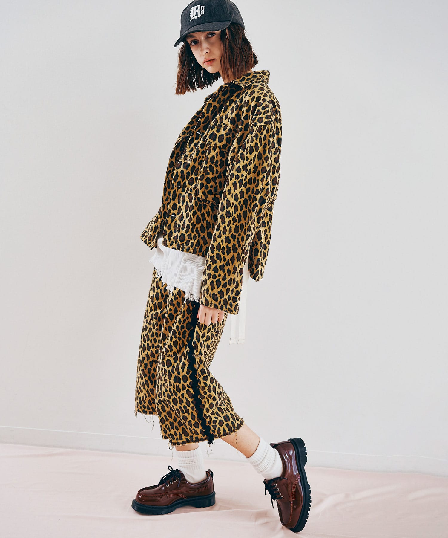 ヒョウ柄プリント