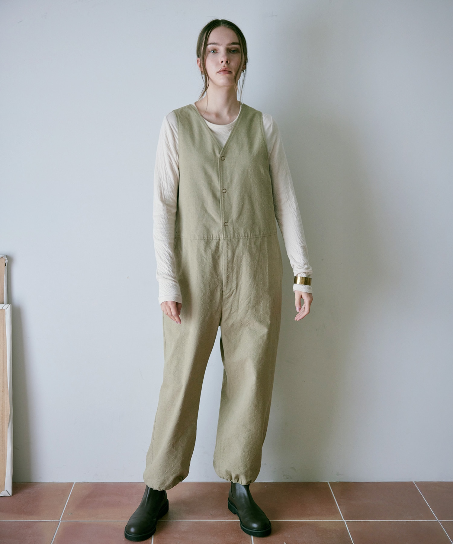 RNA-N/O0743/リネンコットンサロペット O0743 L/Cサロペット(F クロ): オールインワン - RNA ONLINE