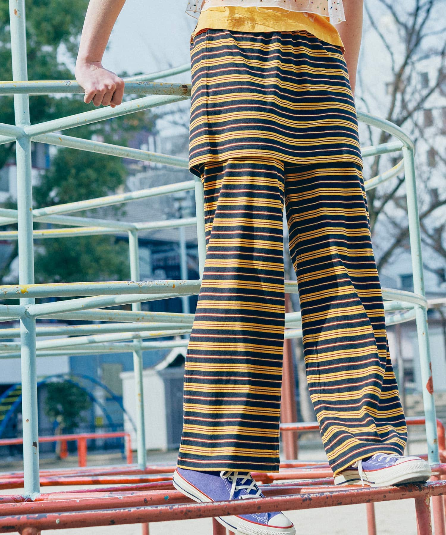 グリーン/パープル