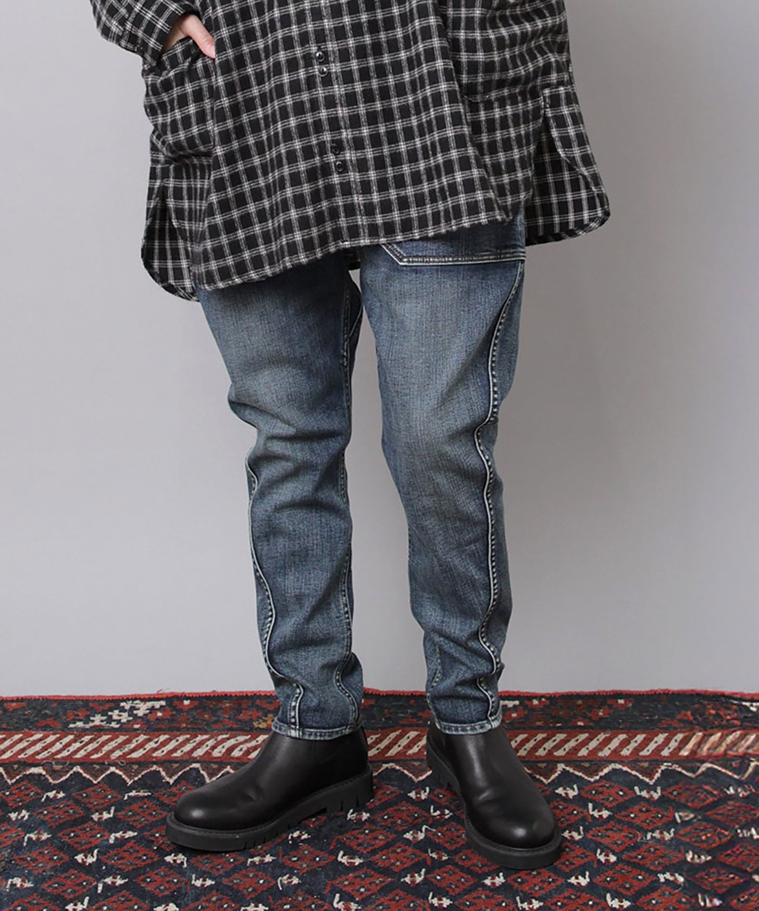 URCH RNAアーチアールエヌエーロークロッチルーズパンツR4208デニム URCH RNAアーチアールエヌエーロークロッチルーズパンツR4208デニム