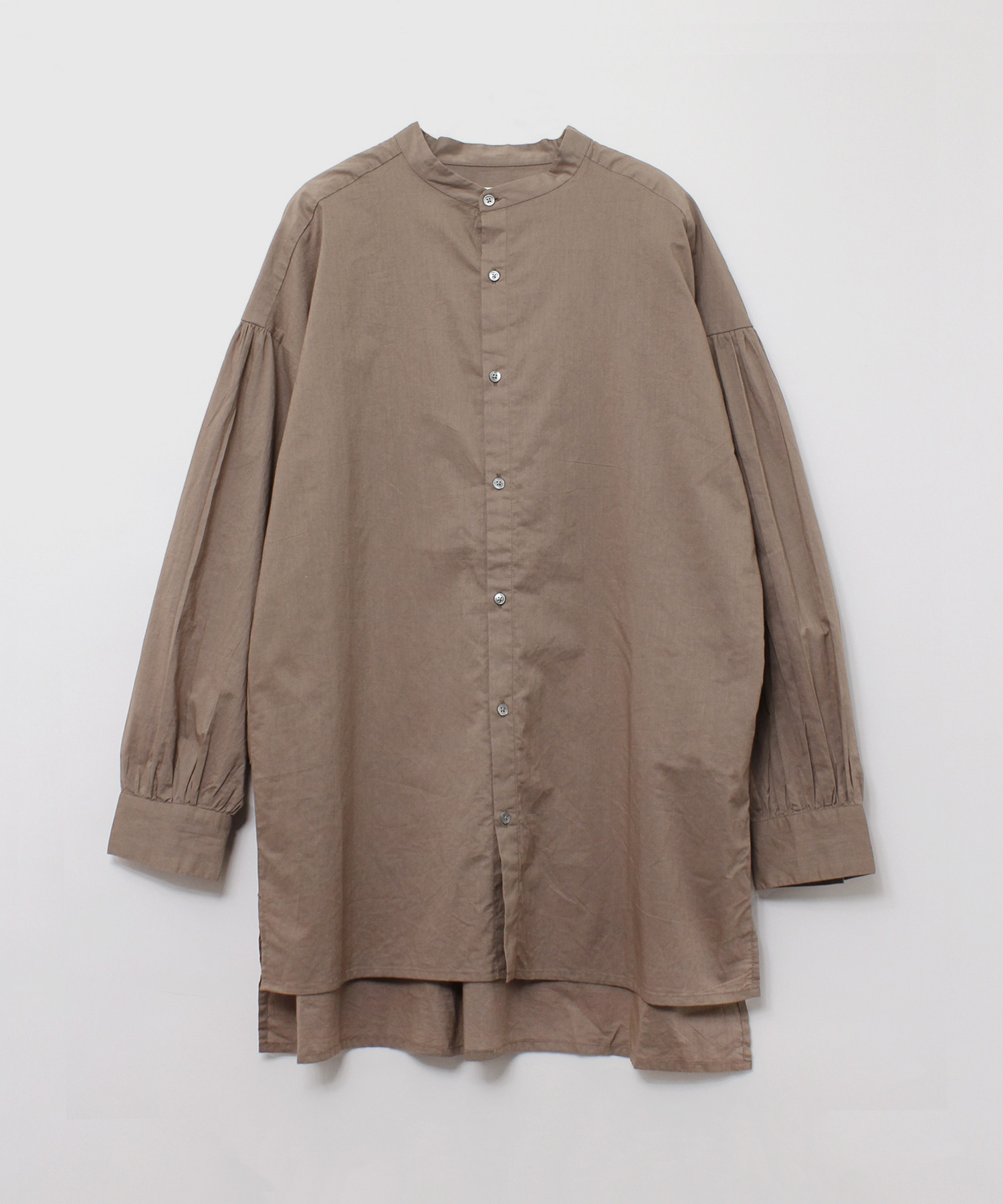 B2678 コットンギャザースリーブシャツ