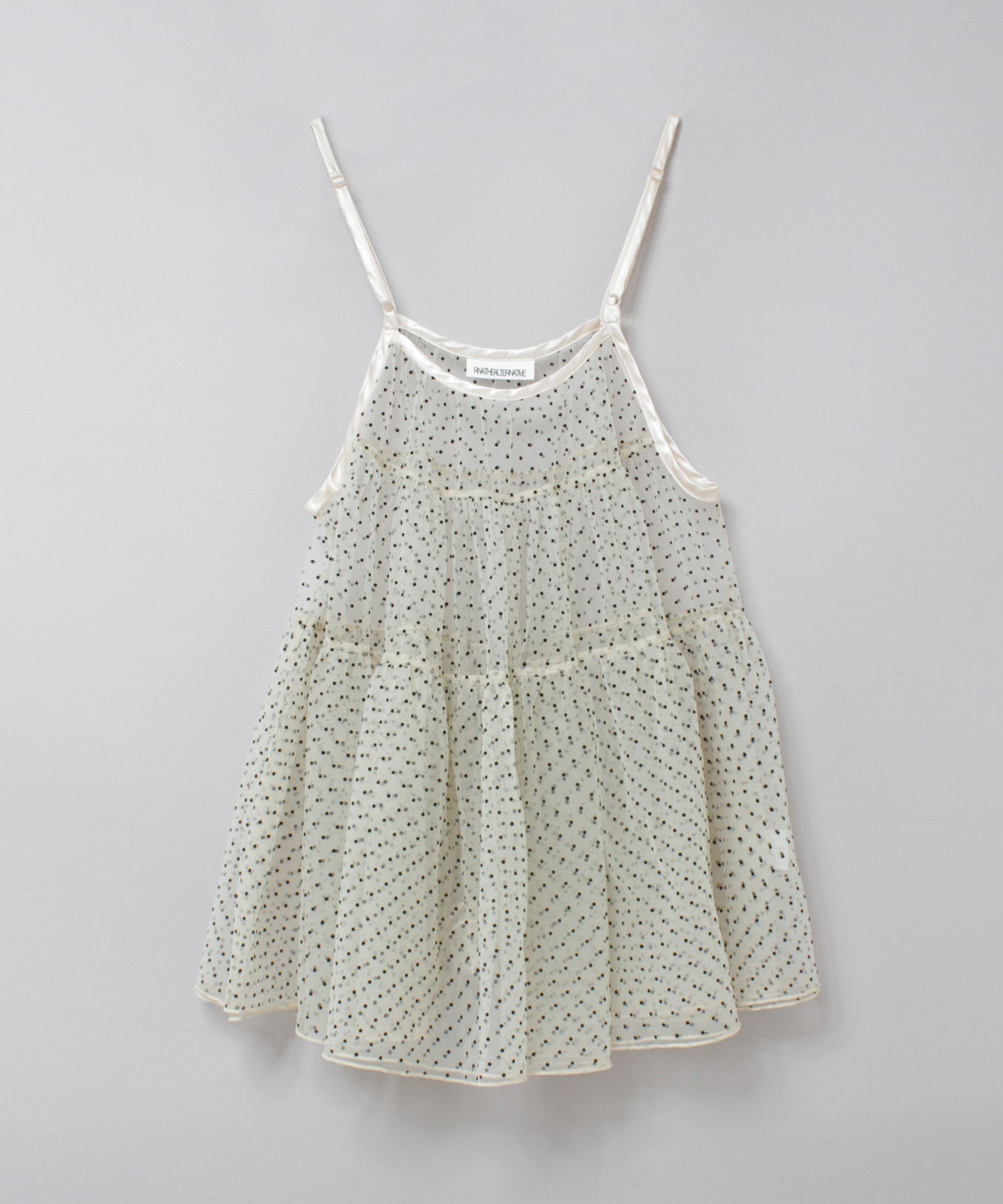 【3月中旬納期】B2806 チュールメッシュキャミ