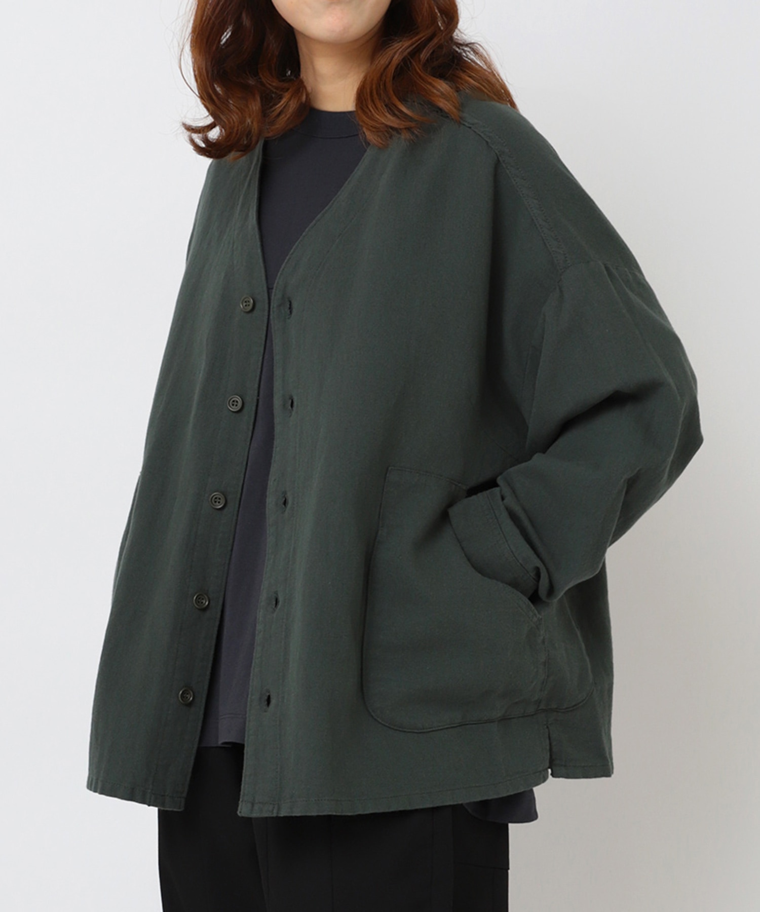 B2857 フレンチワークシャツジャケット