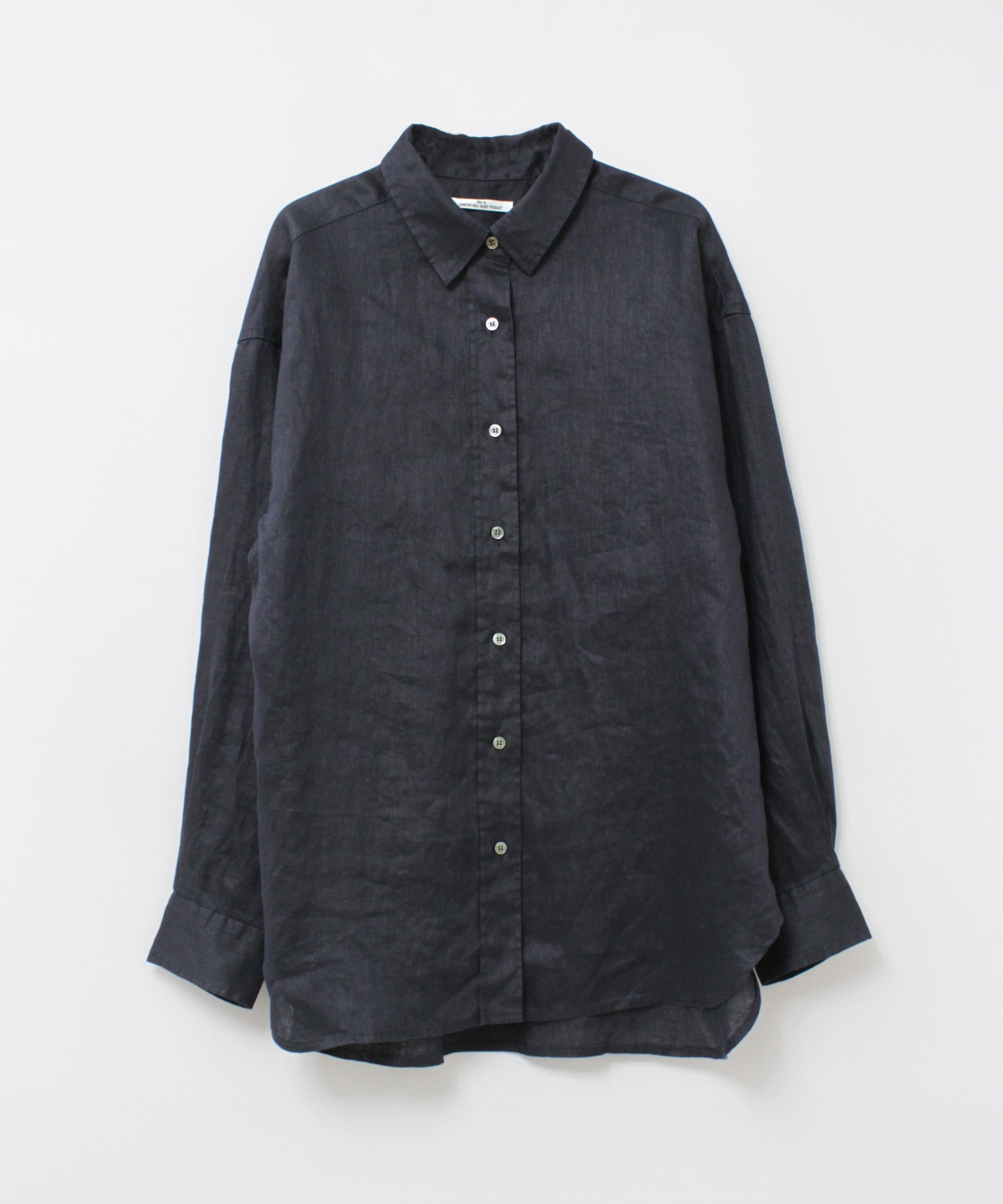 【8月上旬納期】B2911 ウォッシャブルリネンレギュラーシャツ