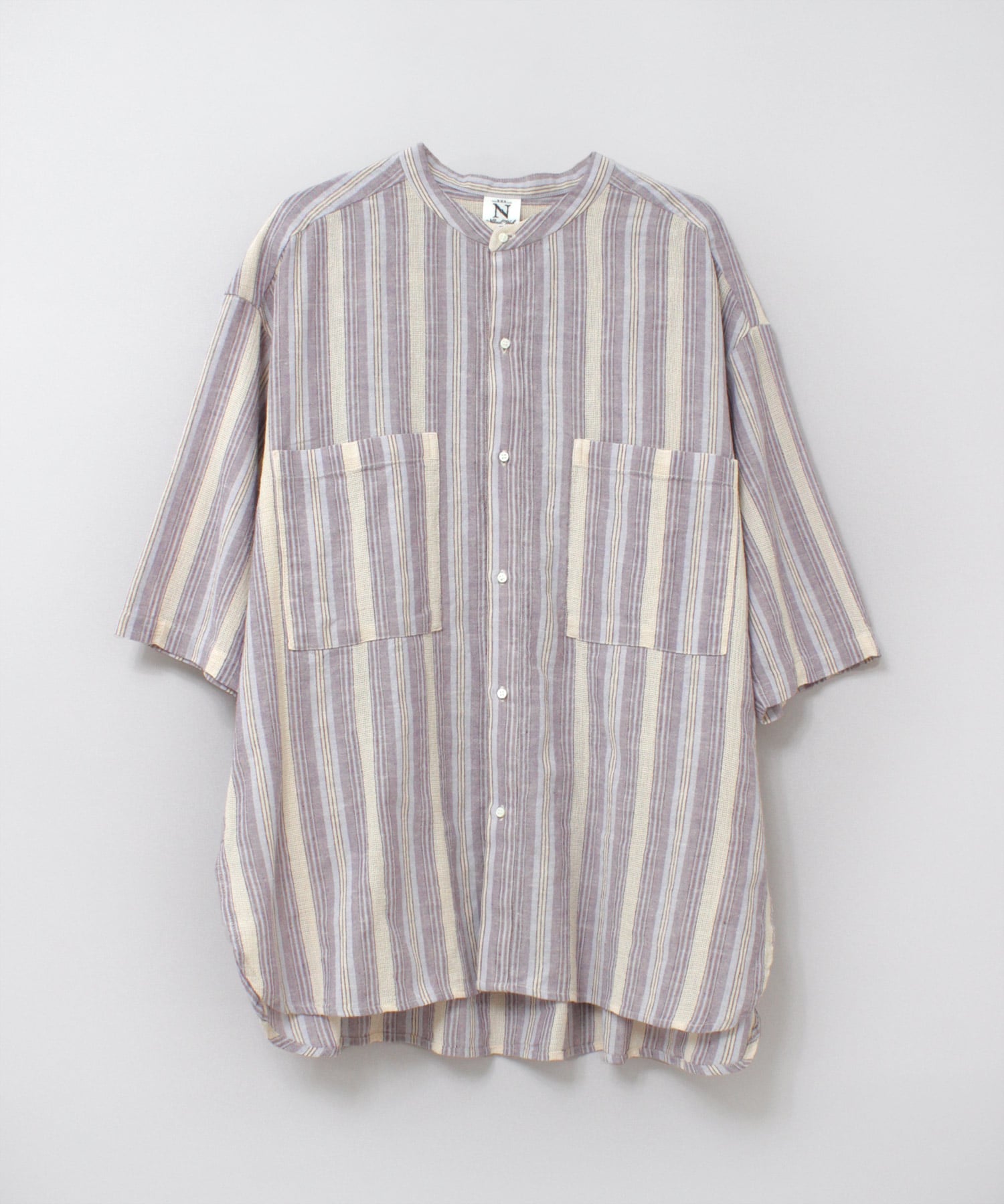 B2912 マルチストライプシャツ