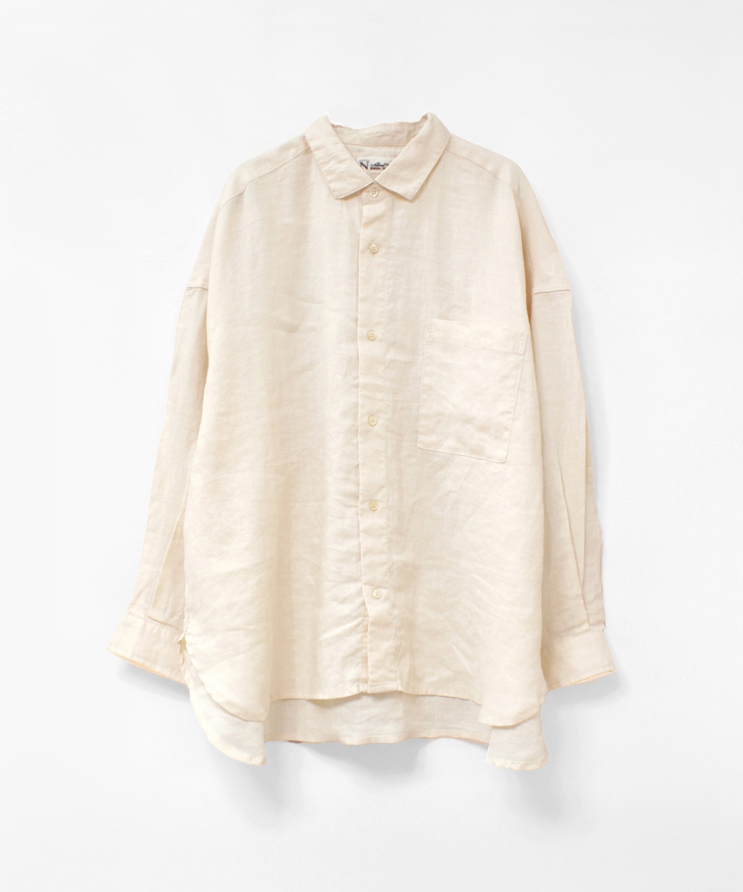 B2938 スクエアカラーラミーシャツ