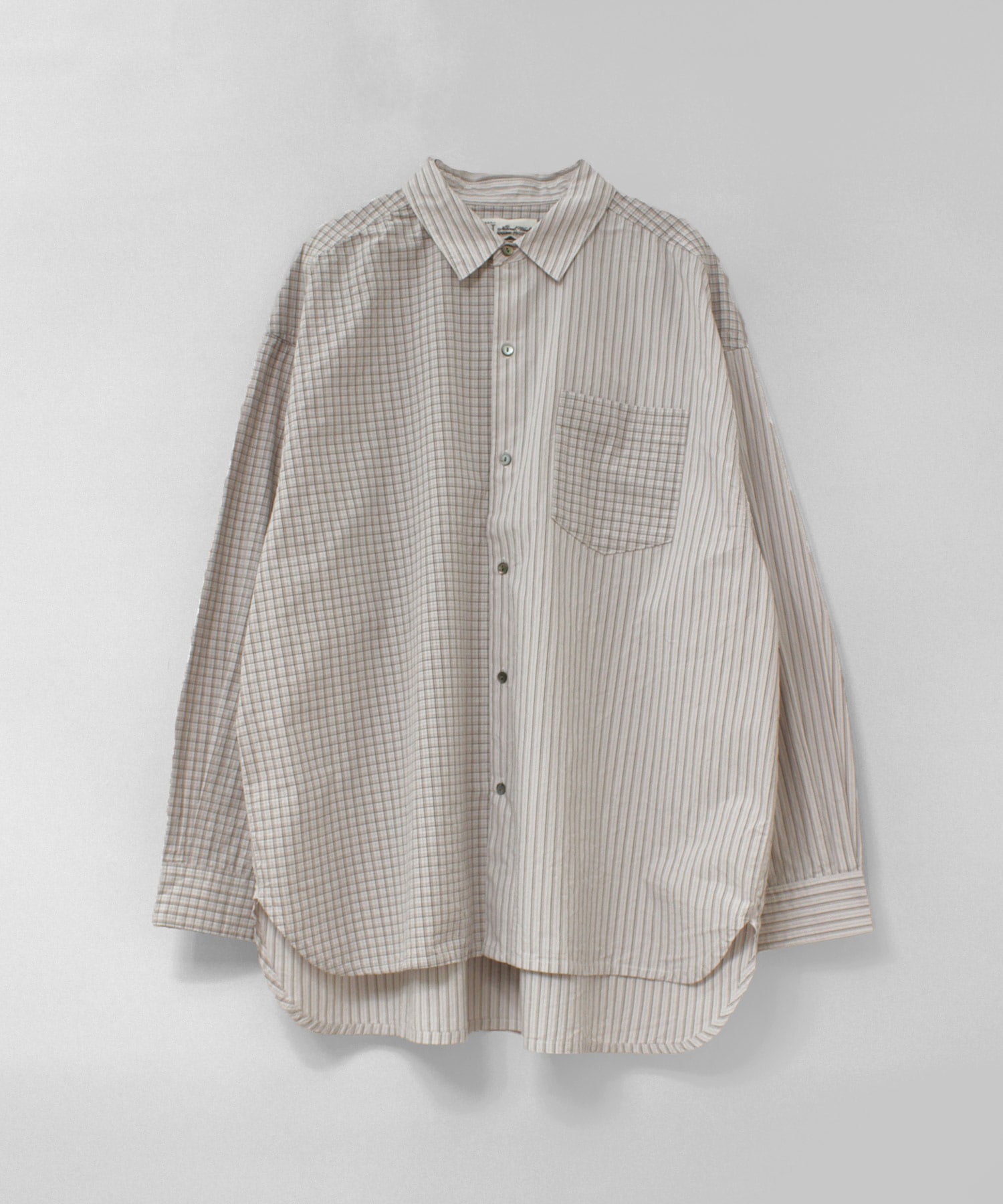 B2940 オーガニックコットンドッキングシャツ