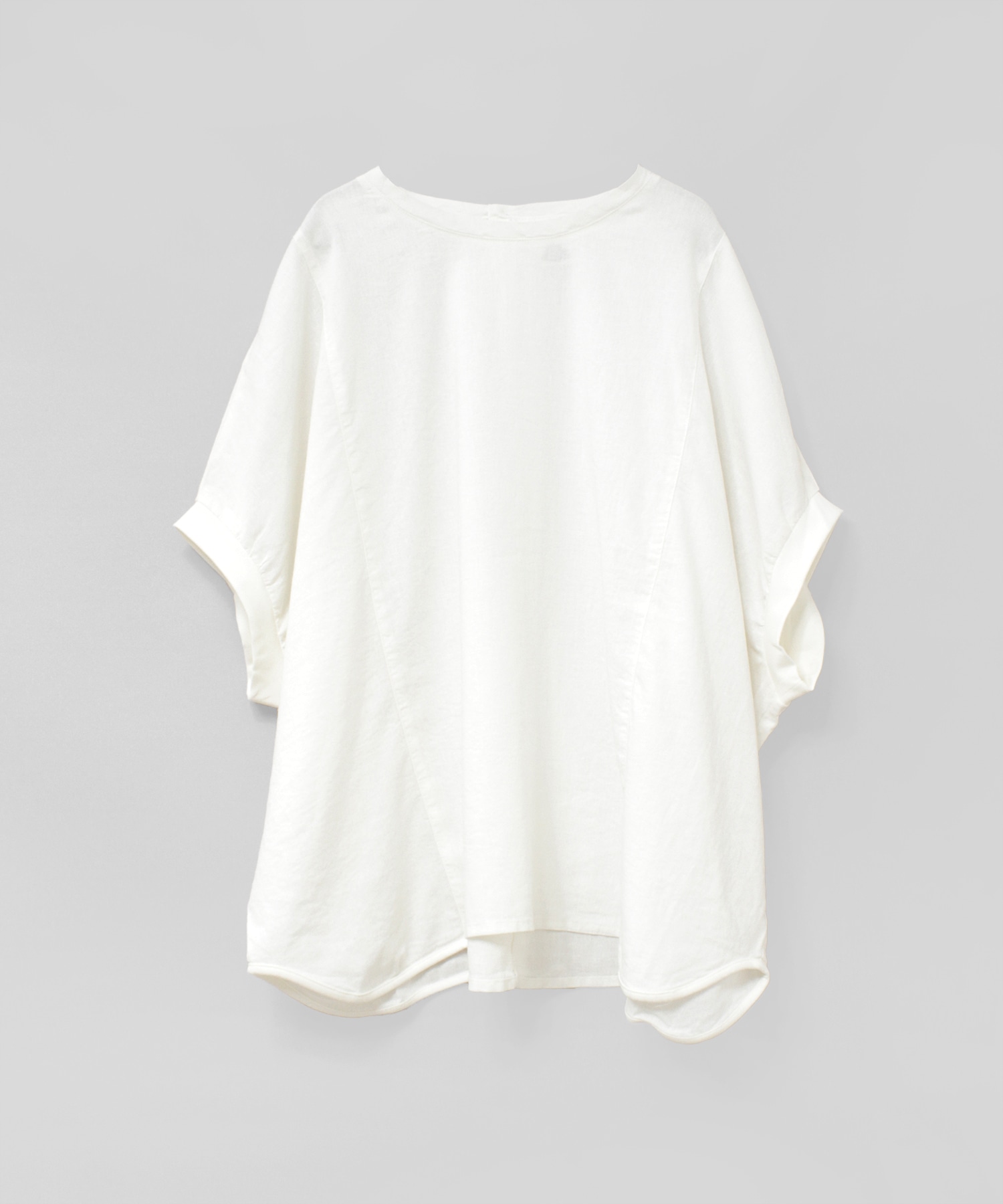 B2945 リネンレーヨンワイドブラウス