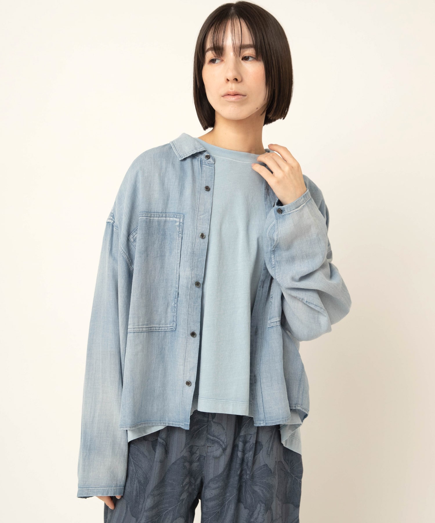 B2947 2.2ozデニムワークシャツ