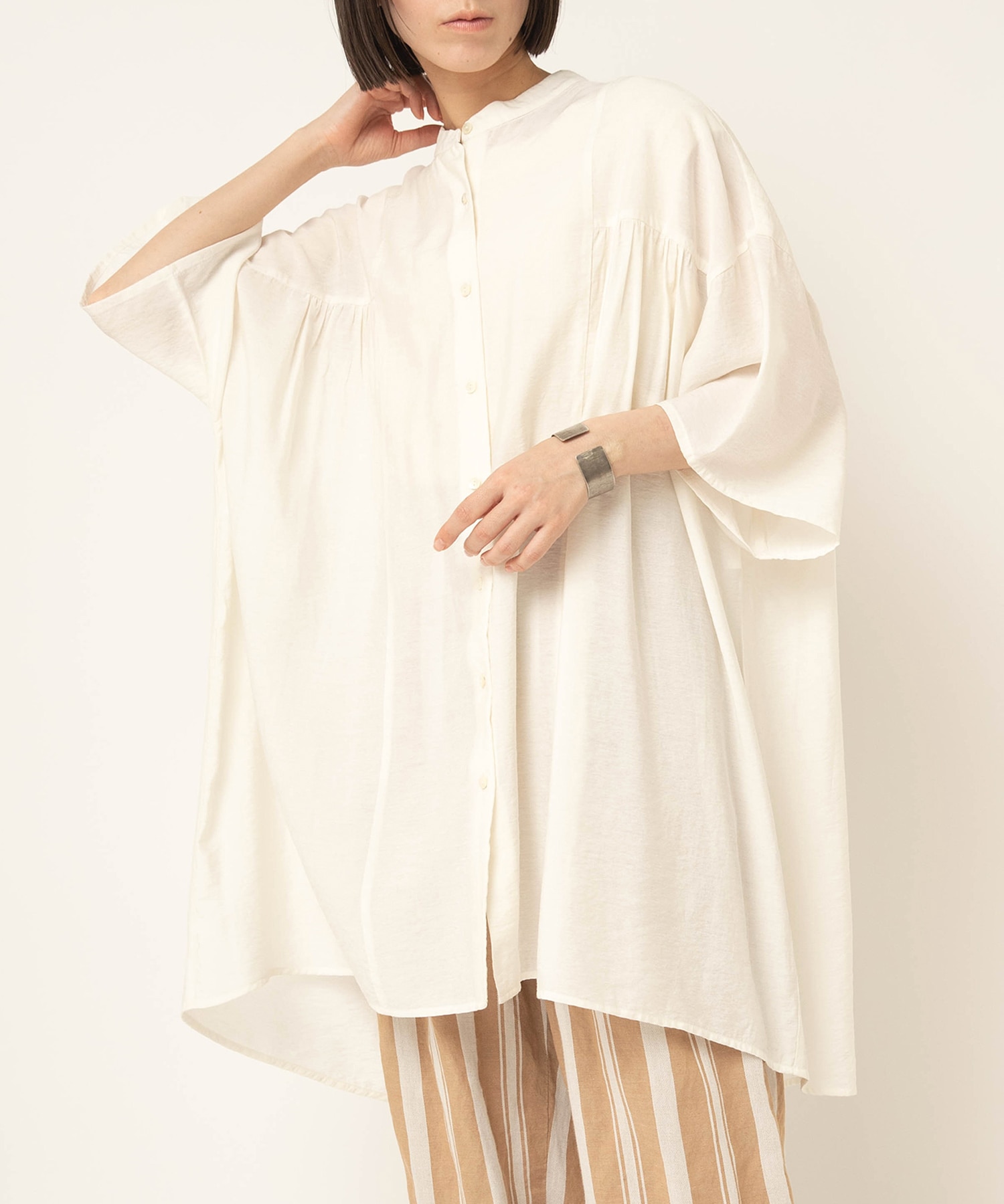 【4月下旬納期】B2966 エアリーオーバーチュニック