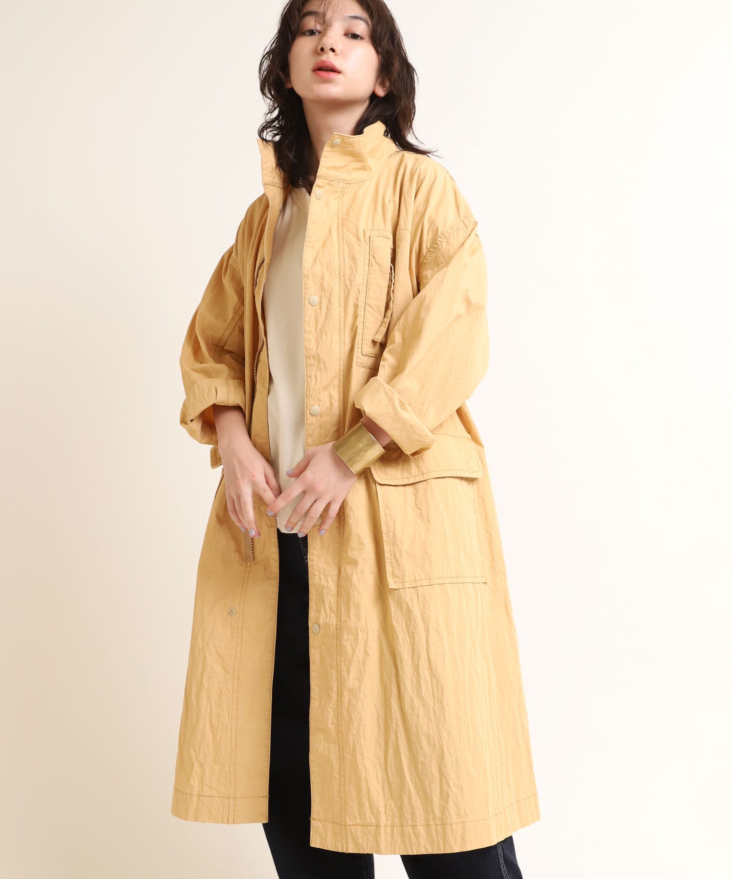 C0729 スタンドカラーC/Nコート