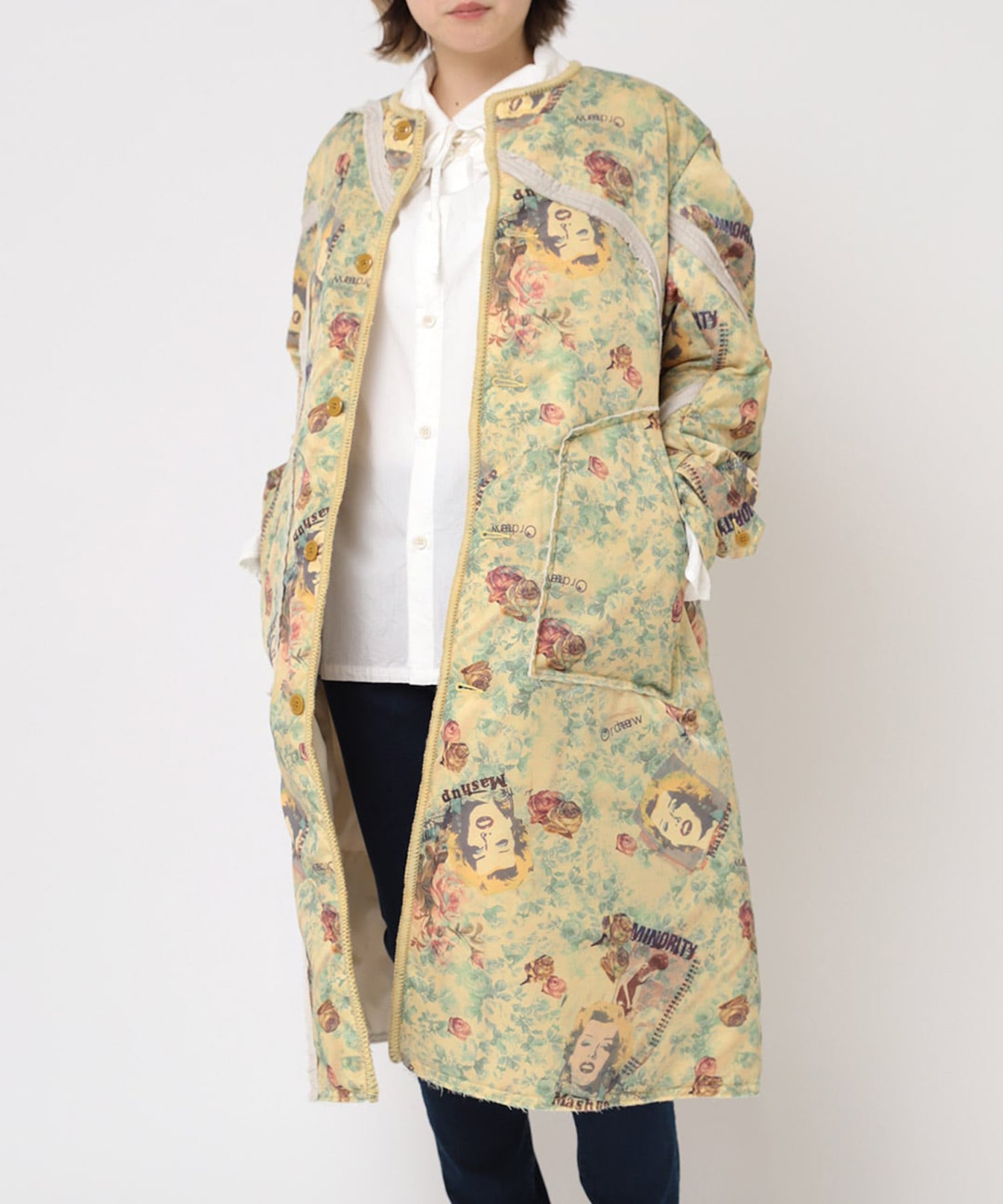 C0770 MASH UP中綿コート