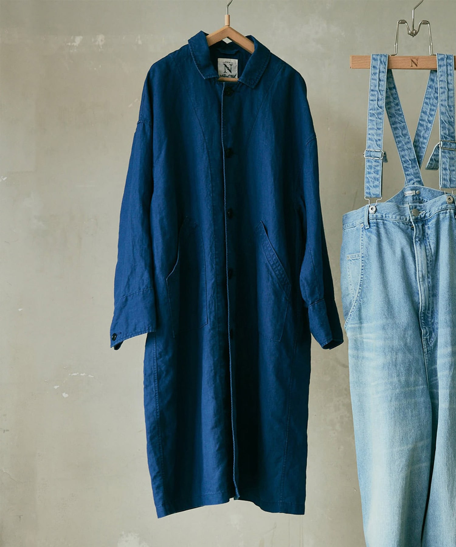 C0784 JAPAN LINENアンティークワークコート