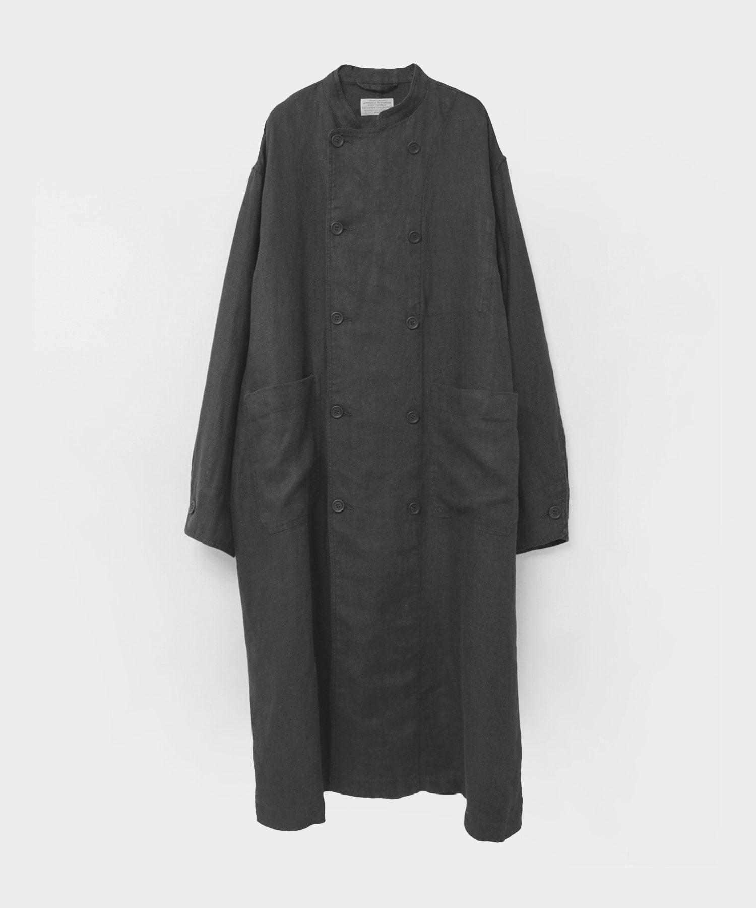 C0786 リネンオーバーコックコート
