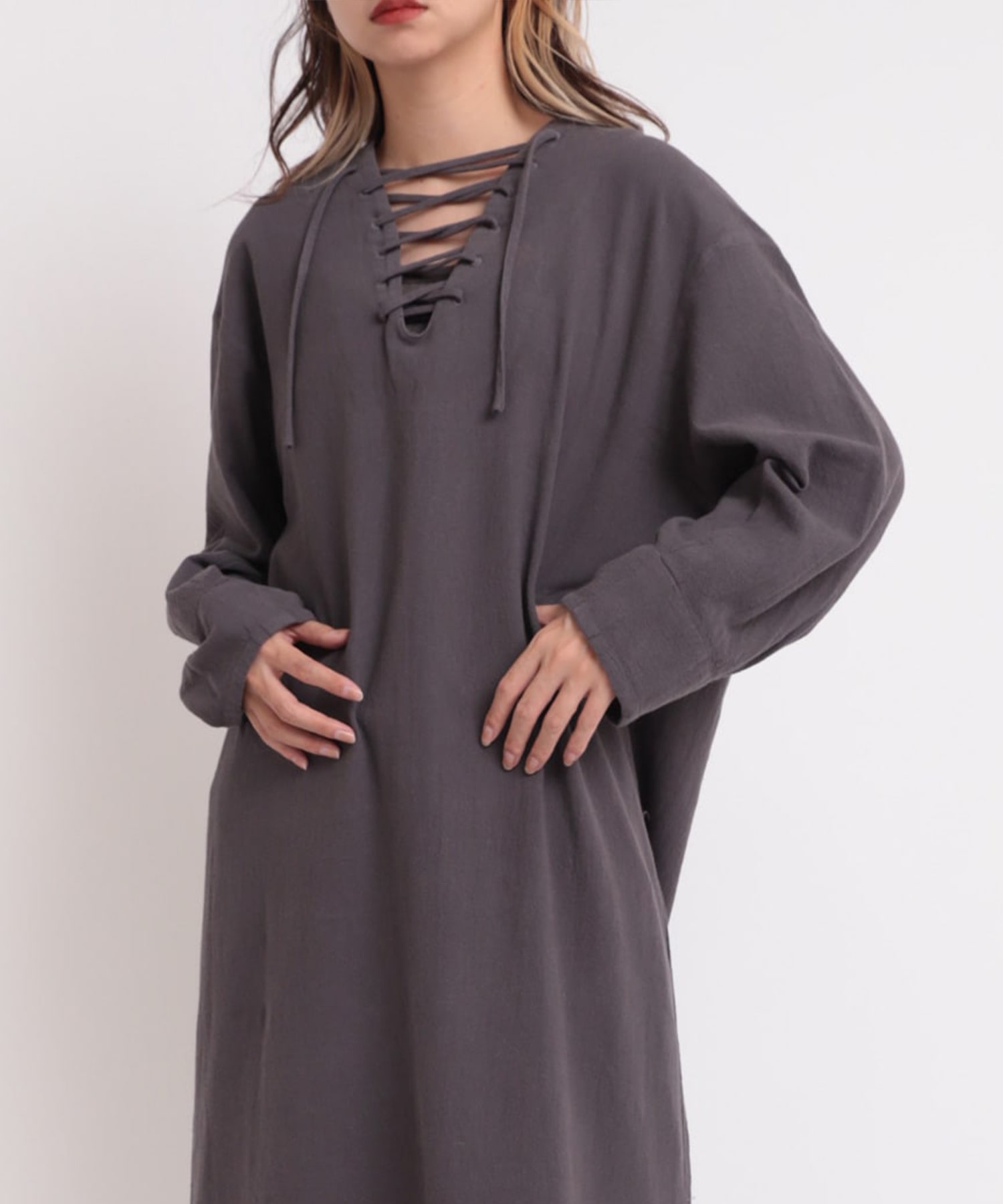 D1564 オーガニックコットンワンピース