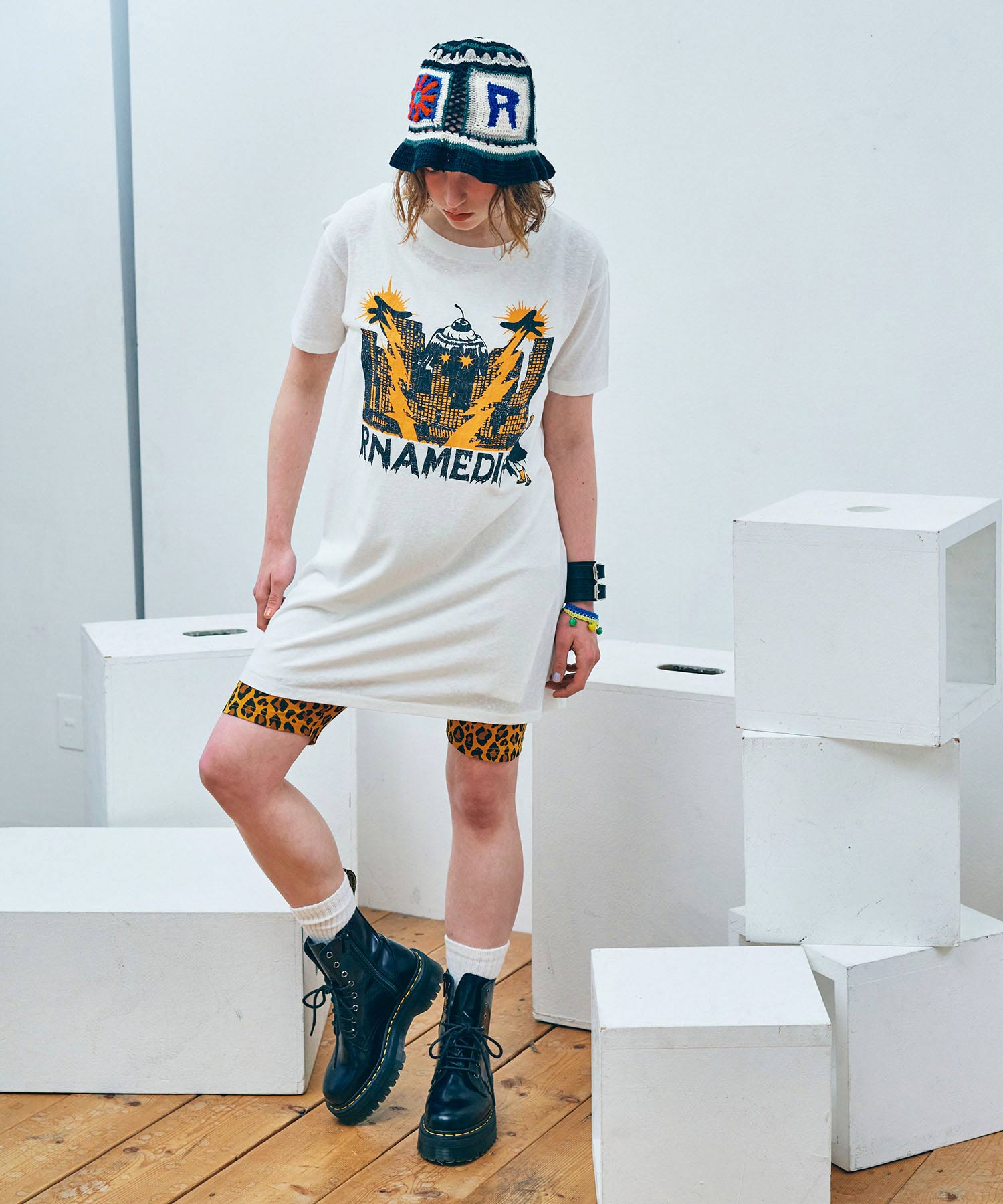 【5月下旬納期】D1692 Jellydestroy T-ワンピース