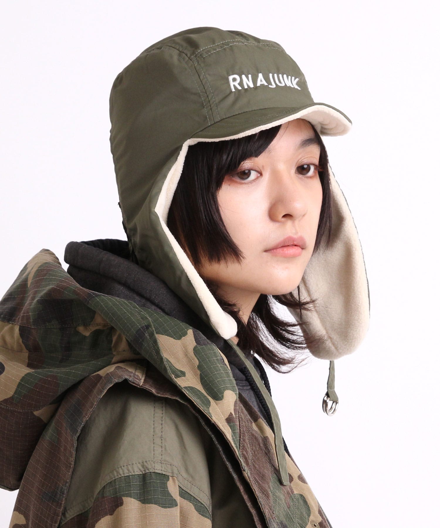 E4867 BIGイヤーフラップキャップ