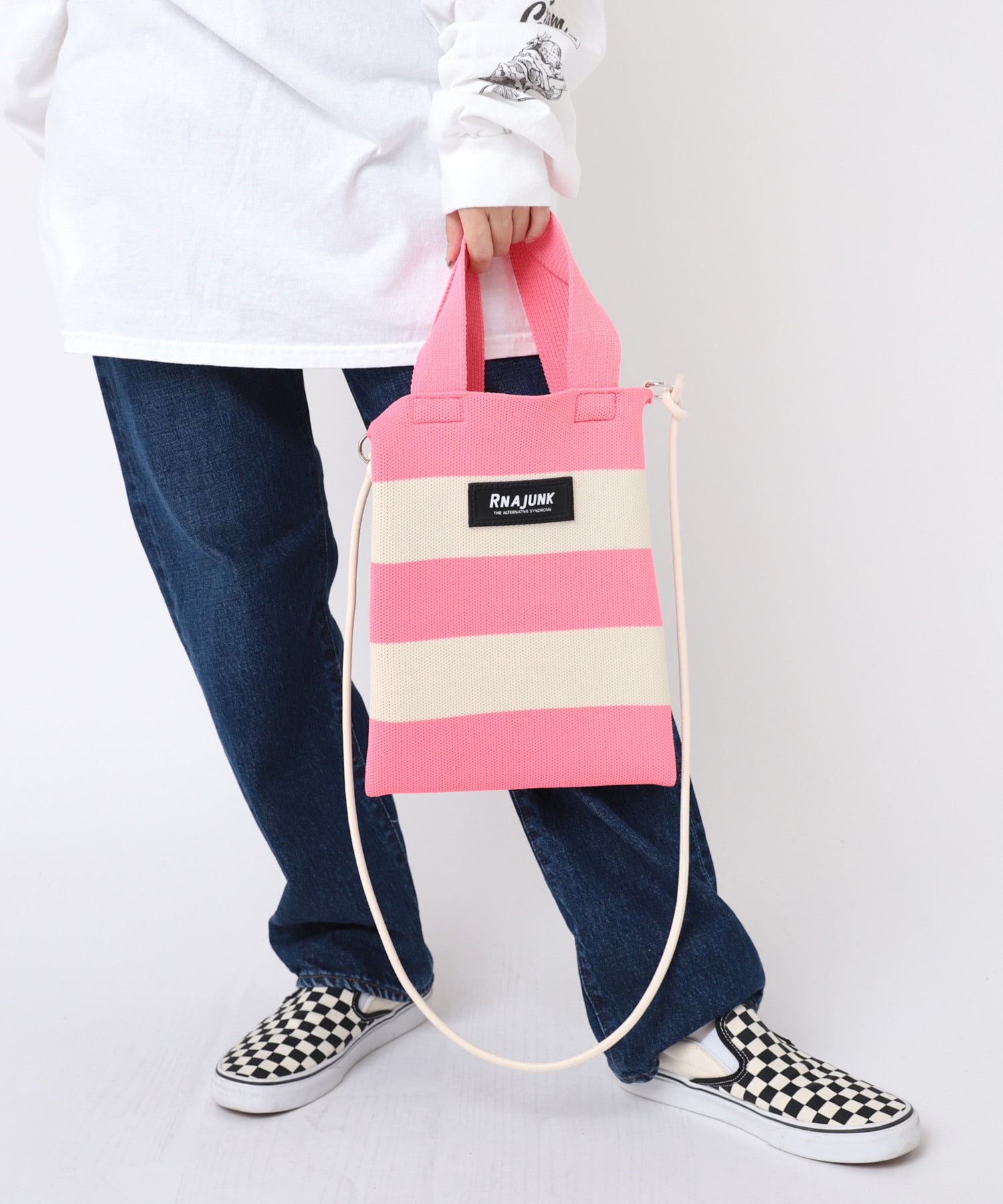 E4977 ボーダーニットBAG