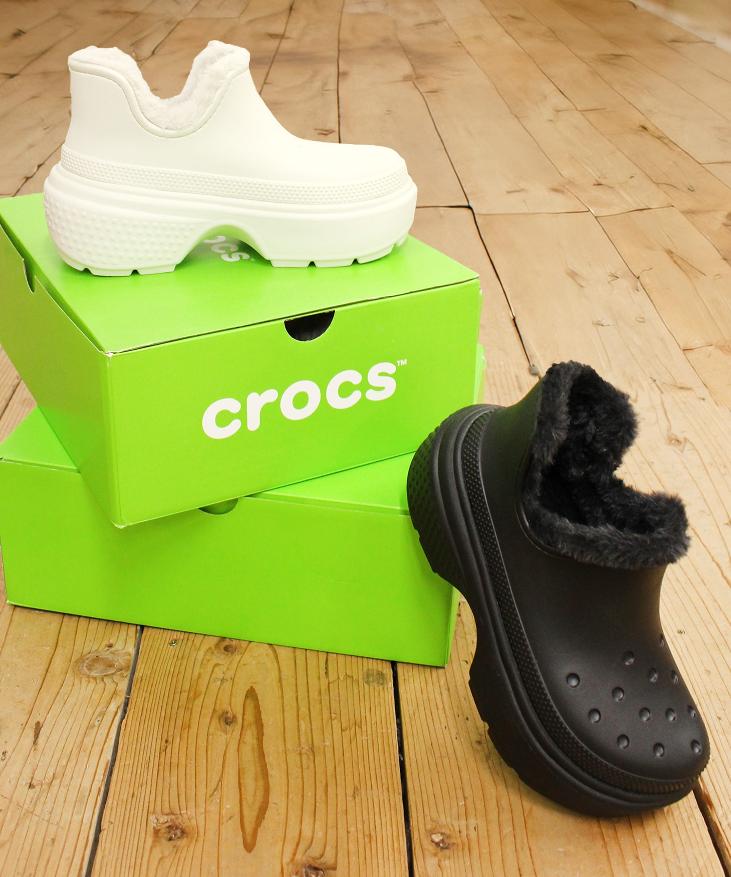 E5047 【クロックス/crocs】STOMP SHORTY BOOT