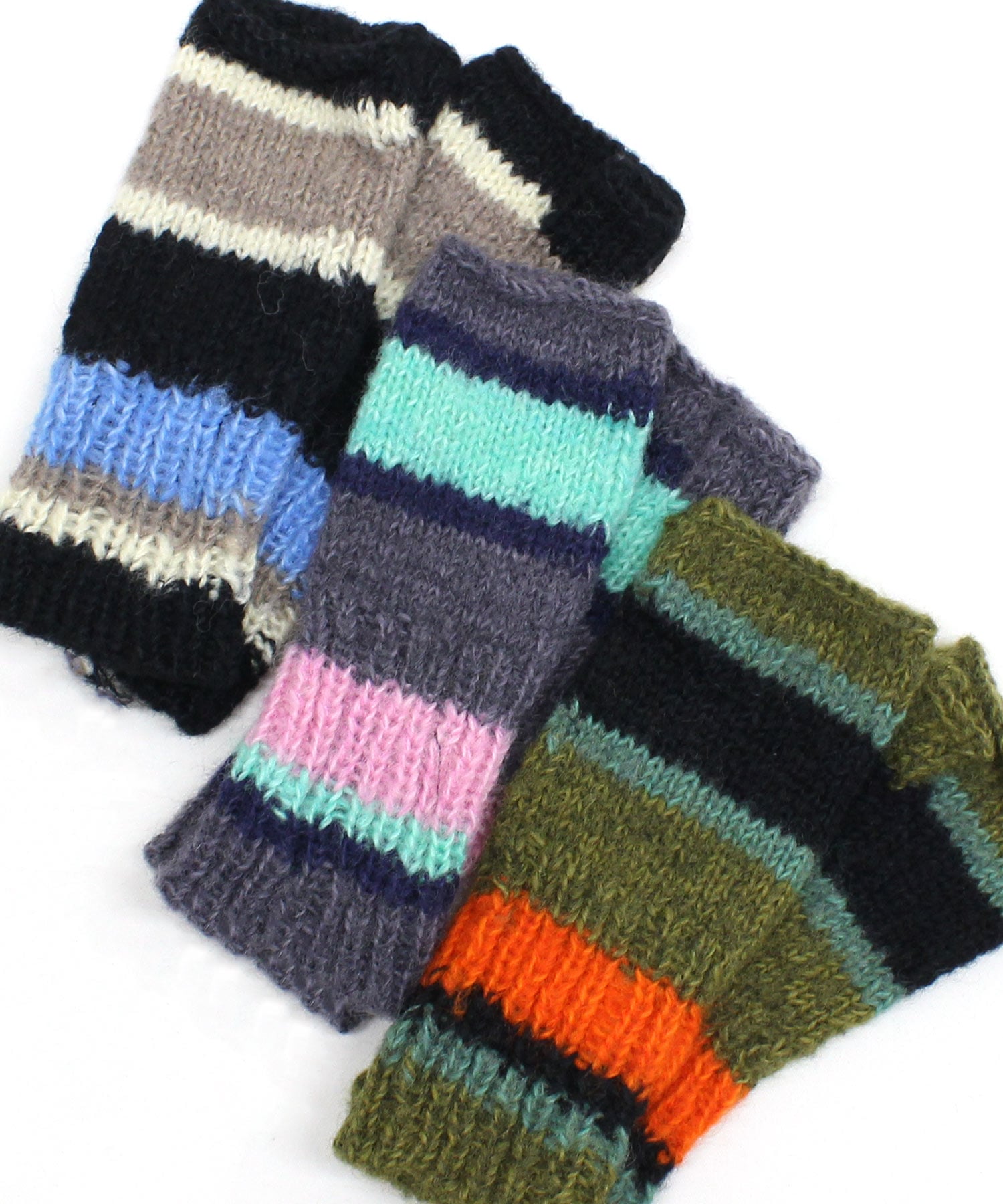 E5126 HAND KNIT LINE GLOVE