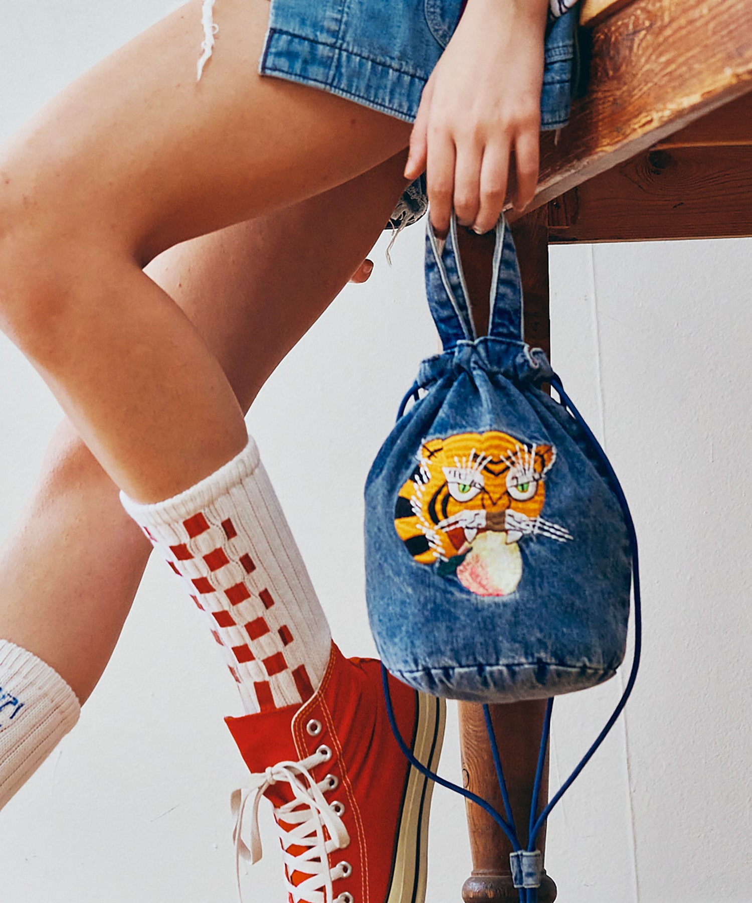 【PINK MOTEL】E5140 PM 桃虎ミニショルダー