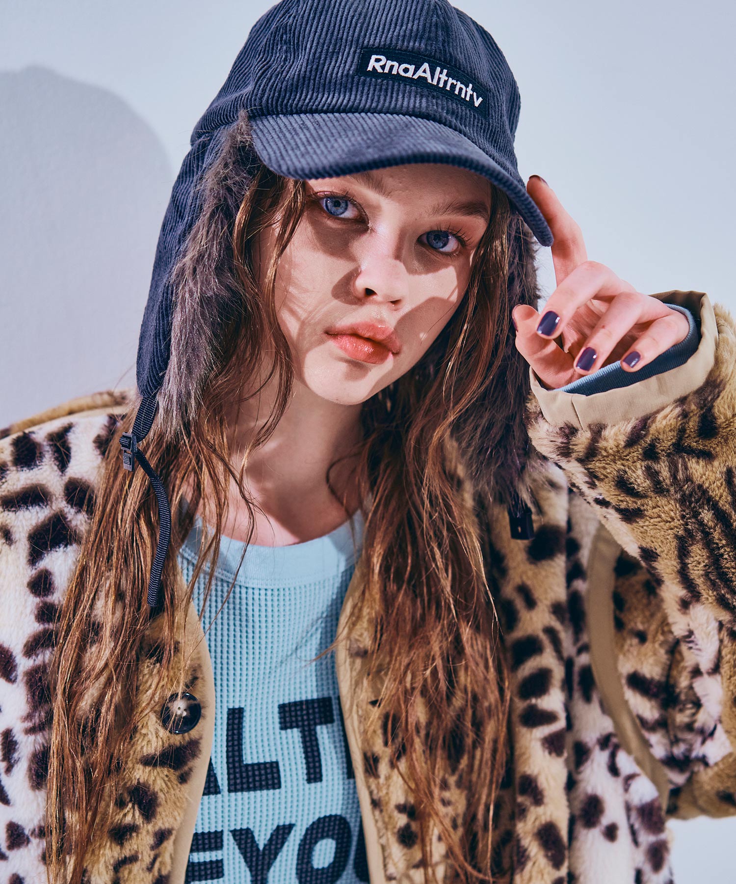 E5179 コーデュロイイヤーフラップCAP