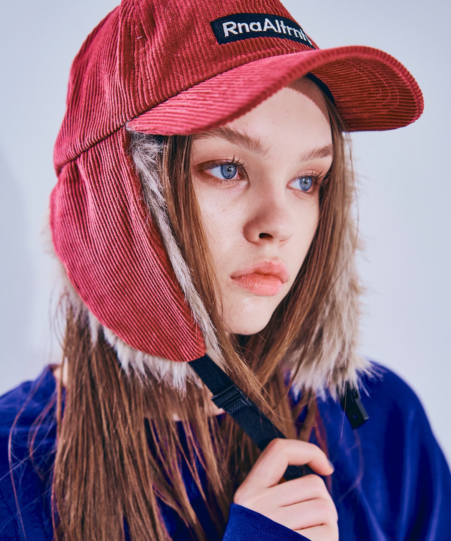 E5179 コーデュロイイヤーフラップCAP