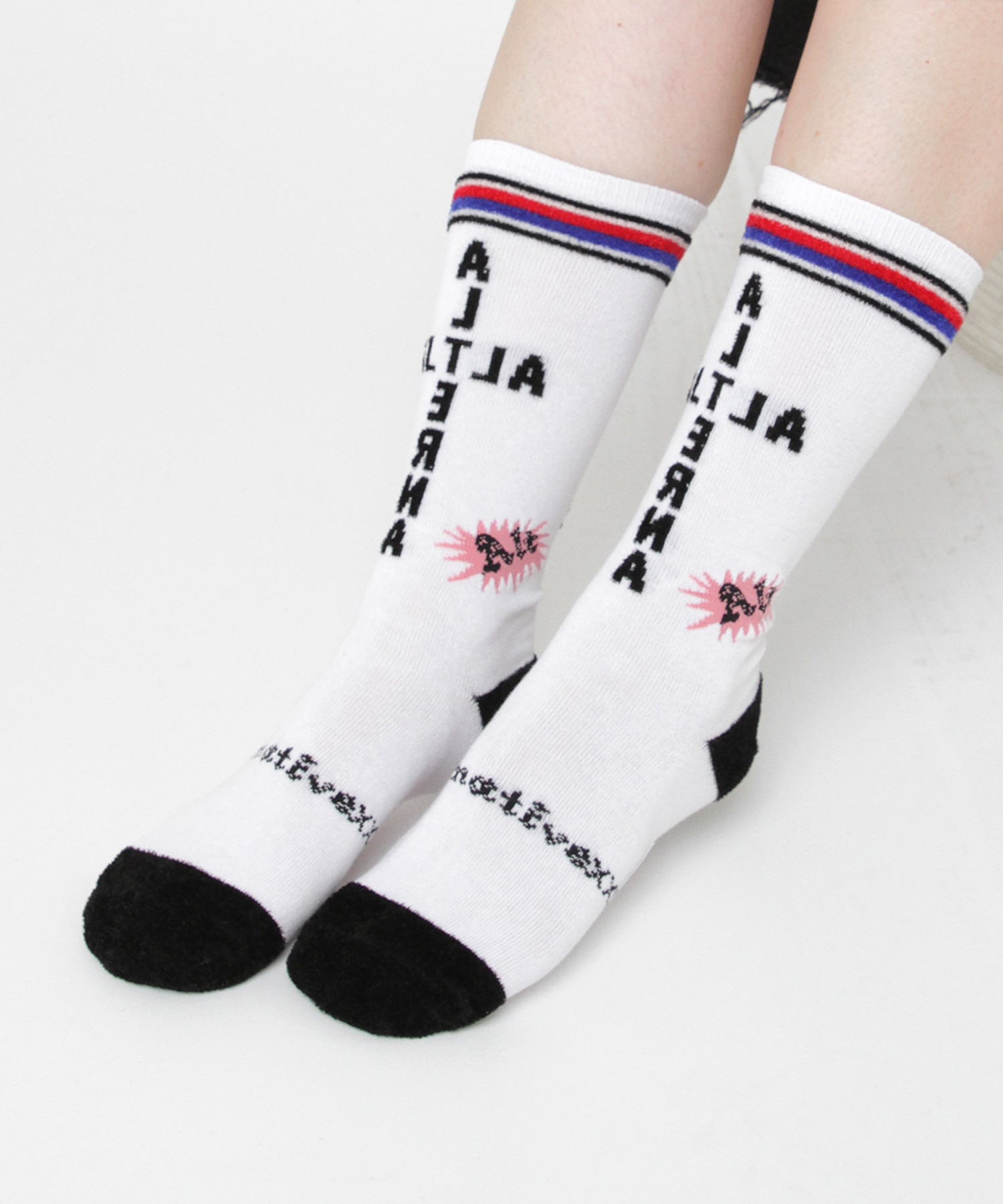 E5187 モールヤーンラインソックス