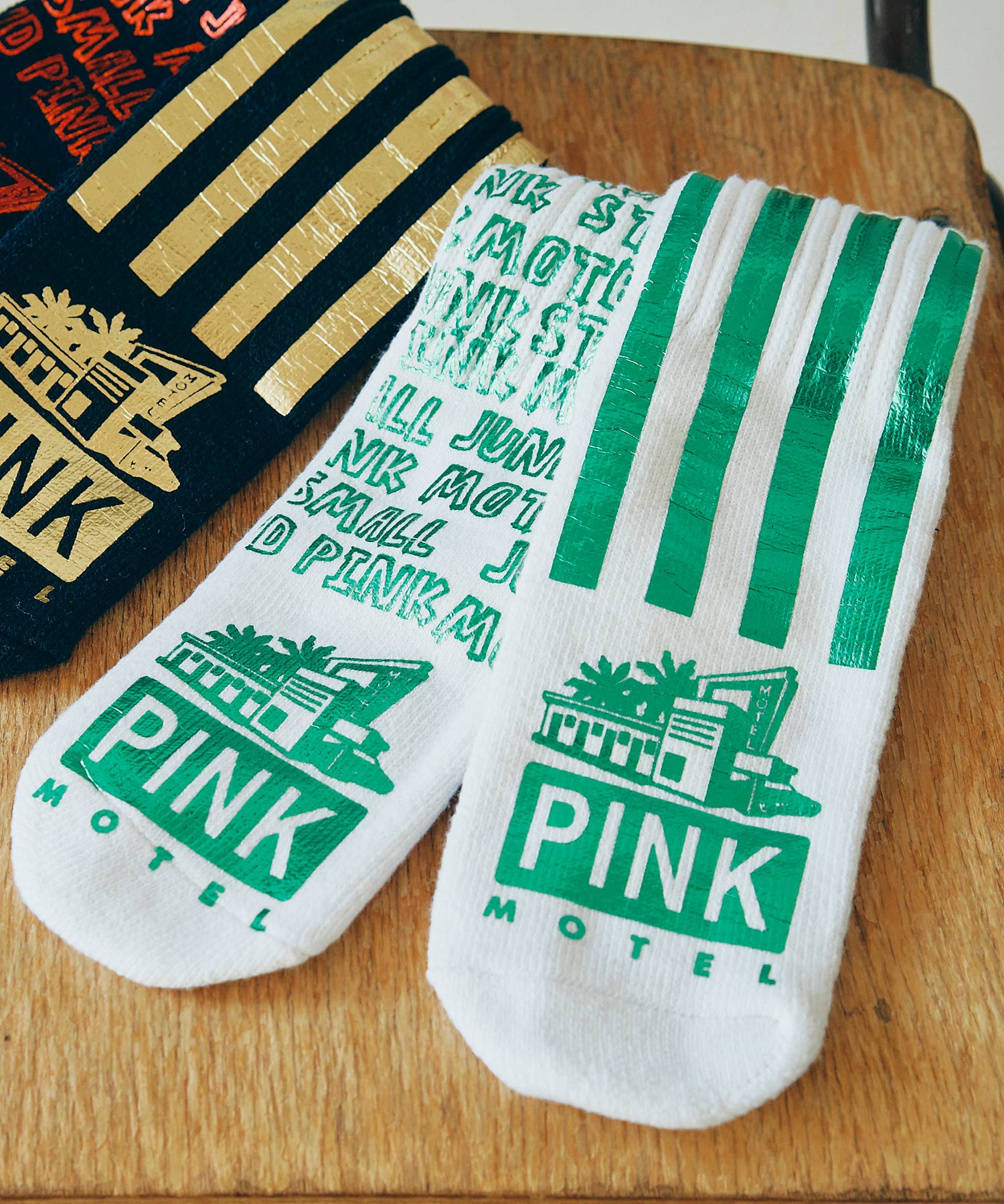 【PINK MOTEL】E5218 PM スモールジャンクスタンドソックス