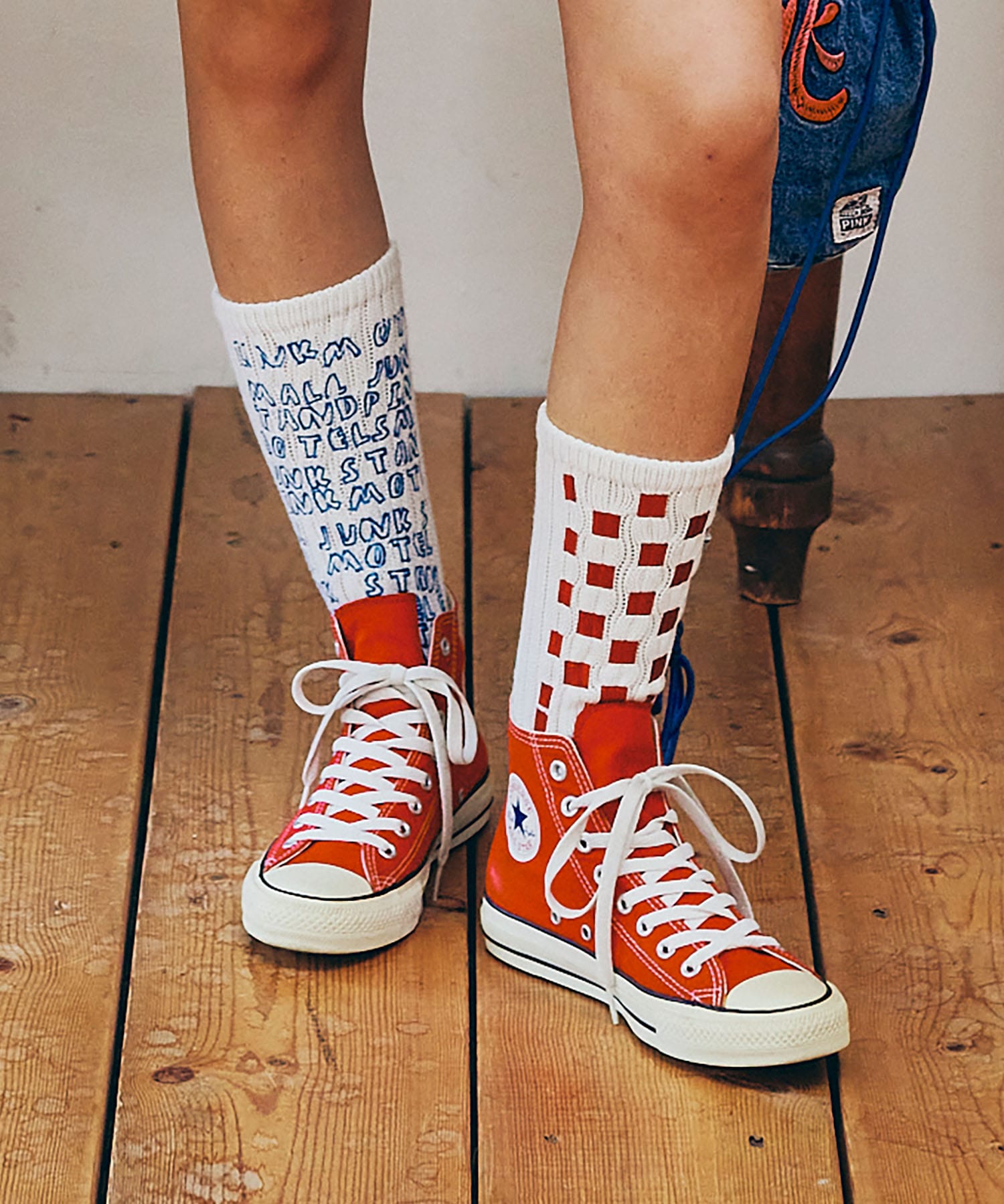 【PINK MOTEL】E5218 PM スモールジャンクスタンドソックス