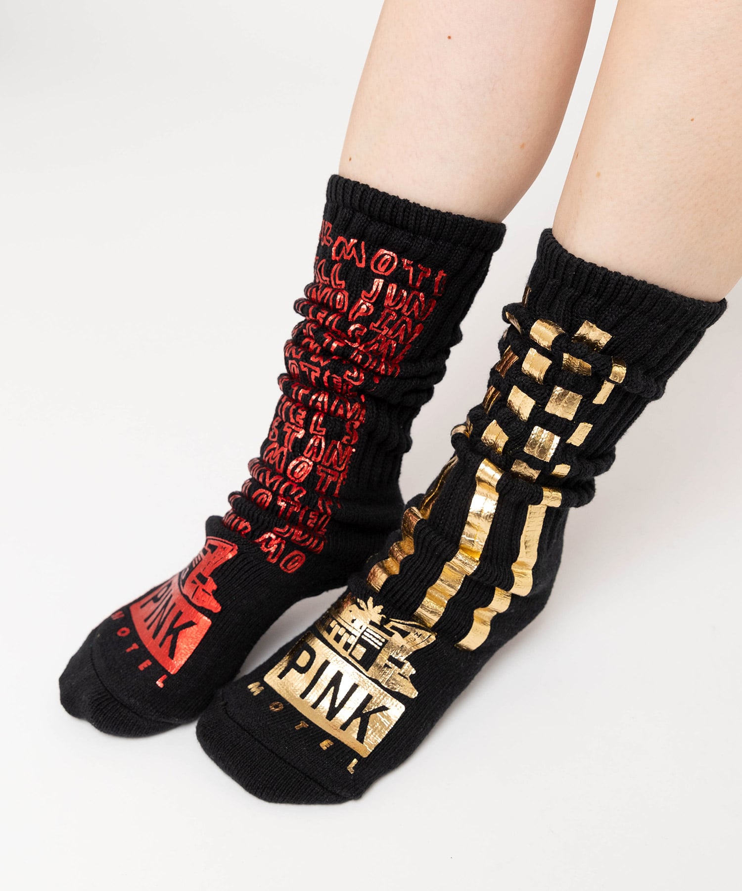 【PINK MOTEL】E5218 PM スモールジャンクスタンドソックス