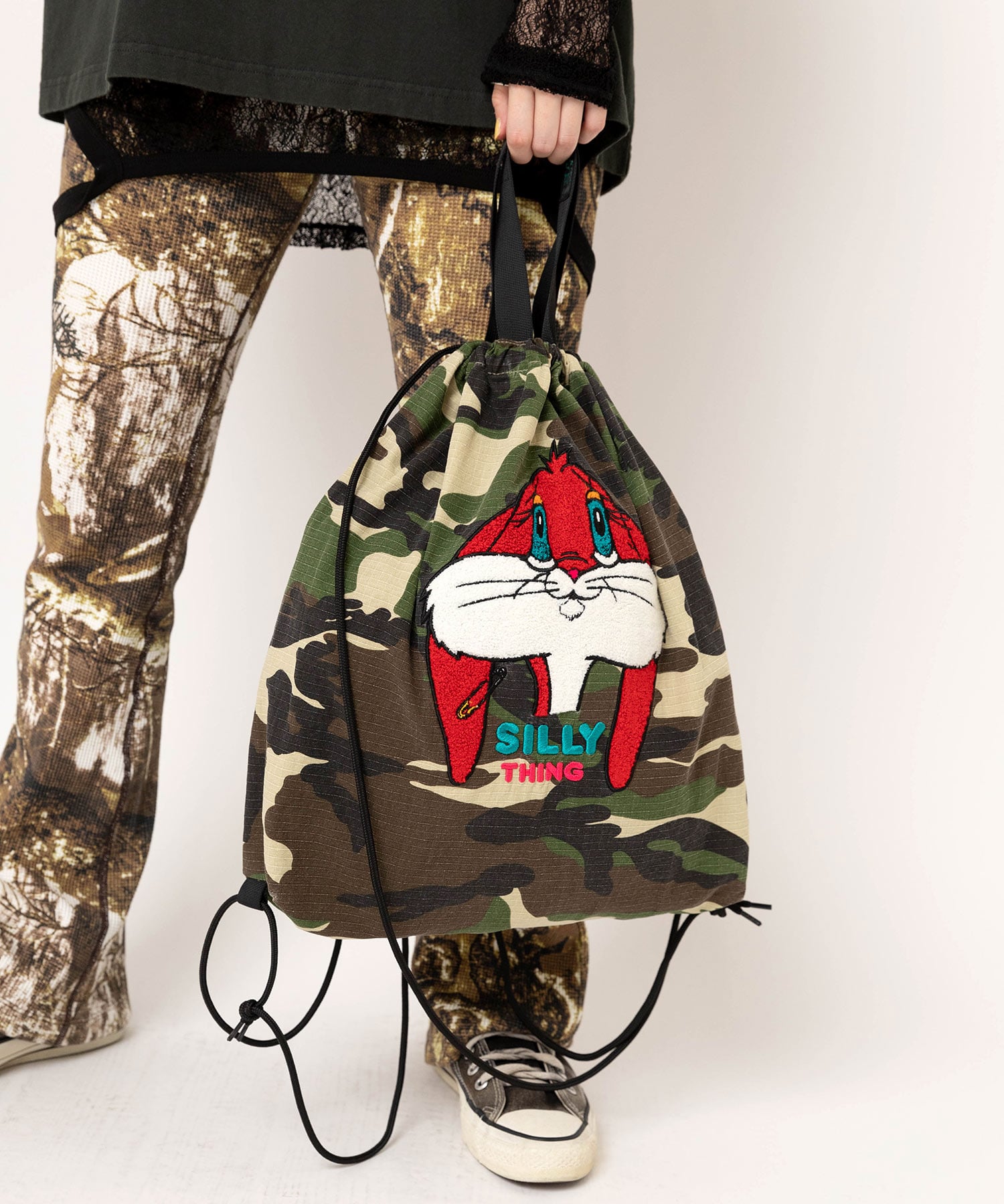 E5219 Wash out ラビットナップBAG