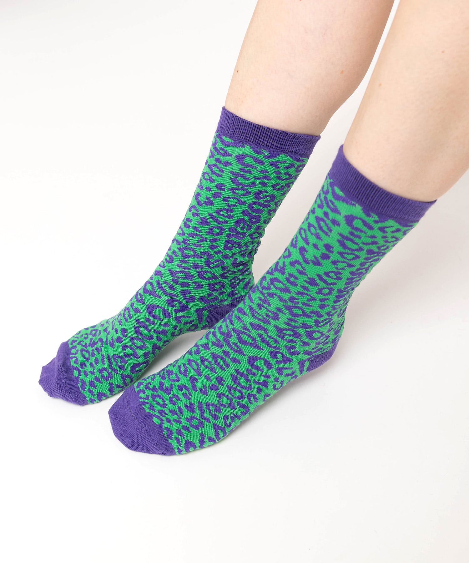 E5220 レオパードロゴソックス