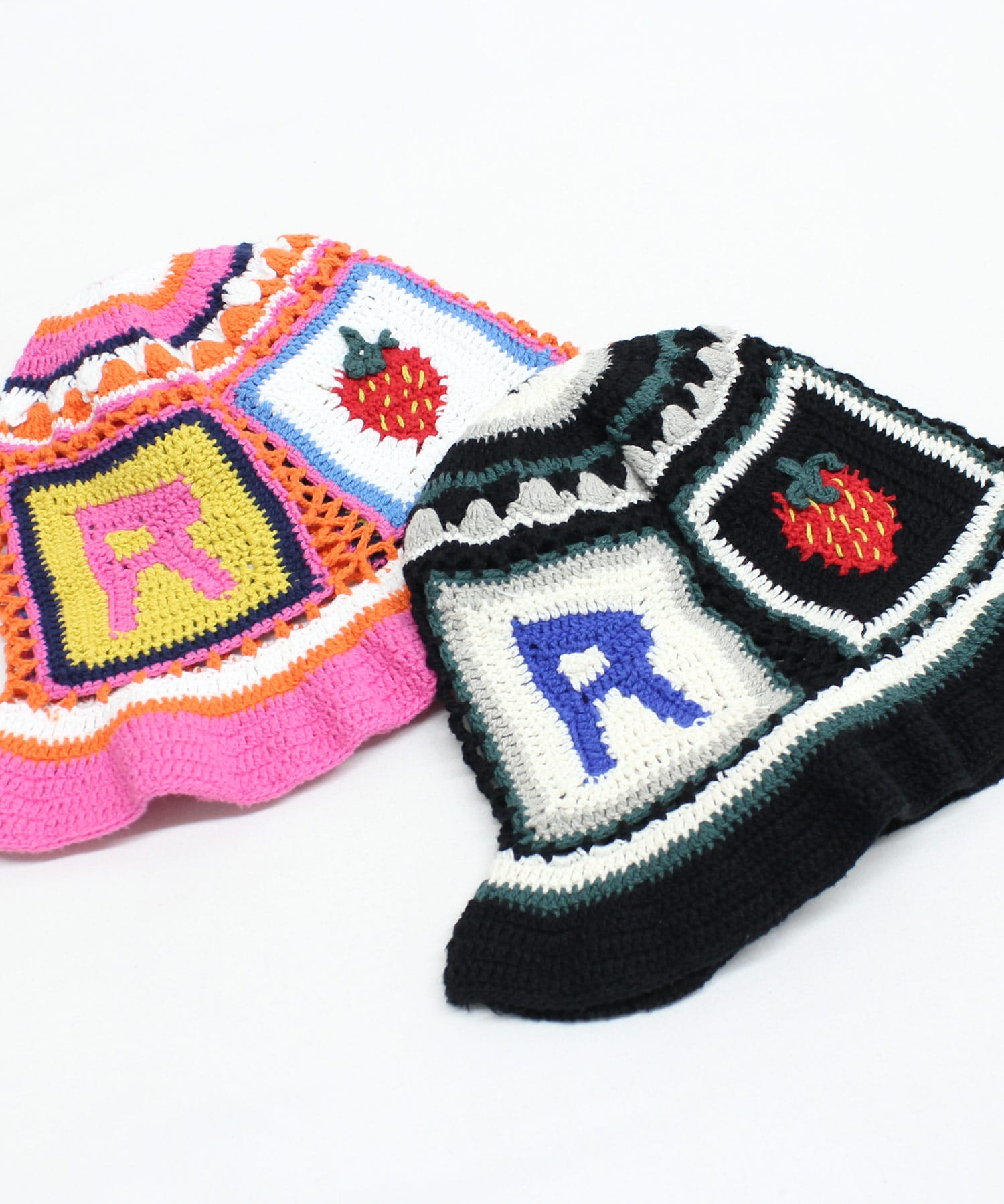 【4月下旬納期】E5247 MIXモチーフクロシェHAT