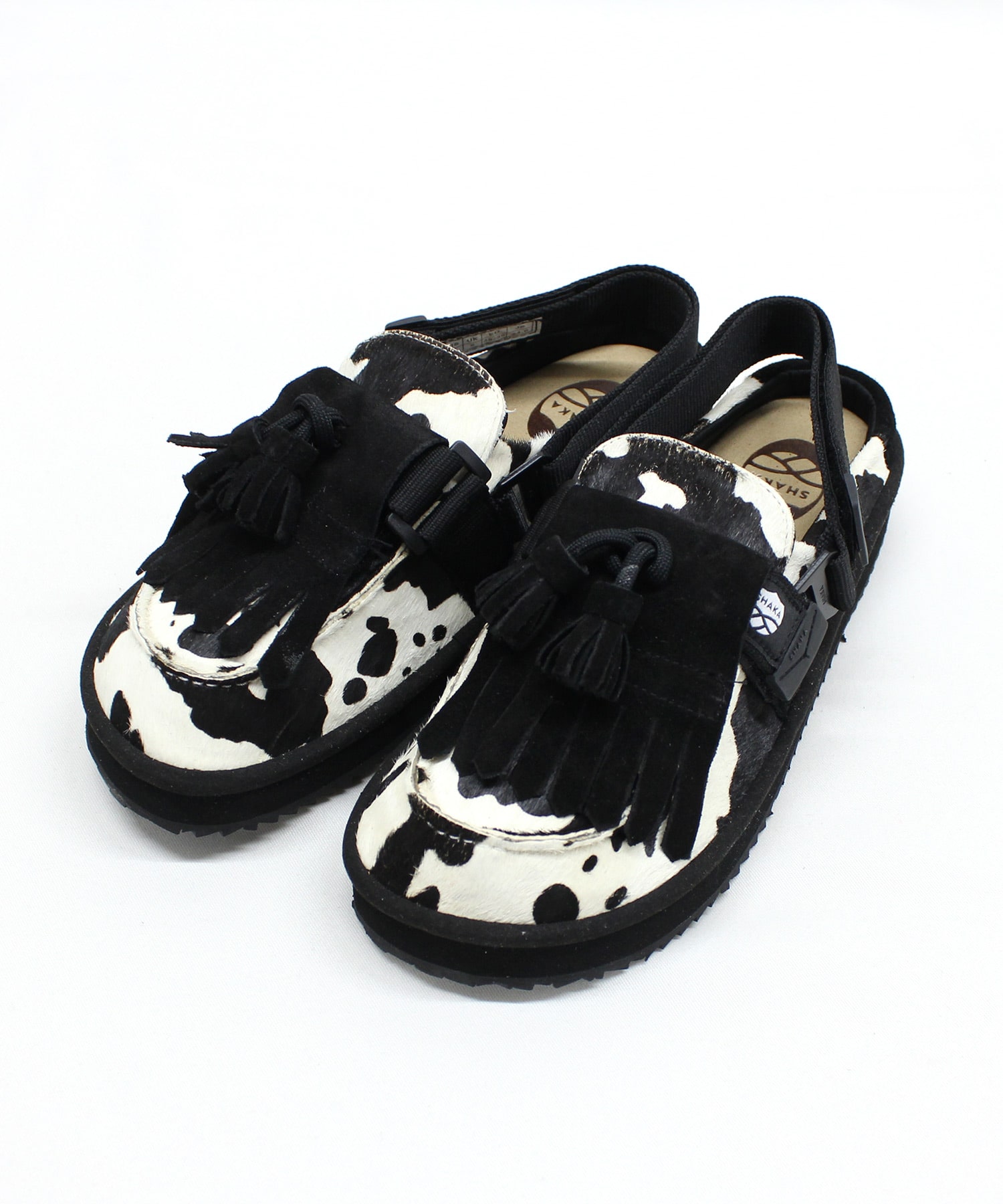 E5300 SHAKA MOC MULE TASSEL COWHAIR
