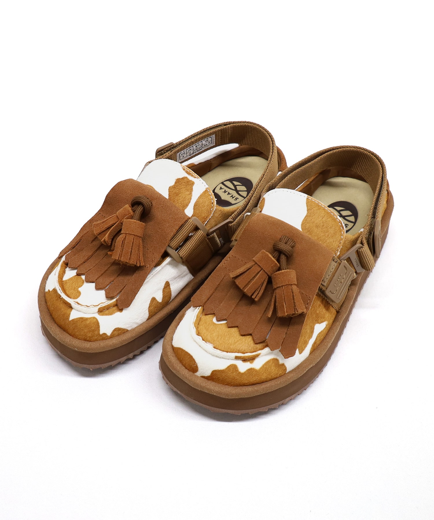 E5300 SHAKA MOC MULE TASSEL COWHAIR