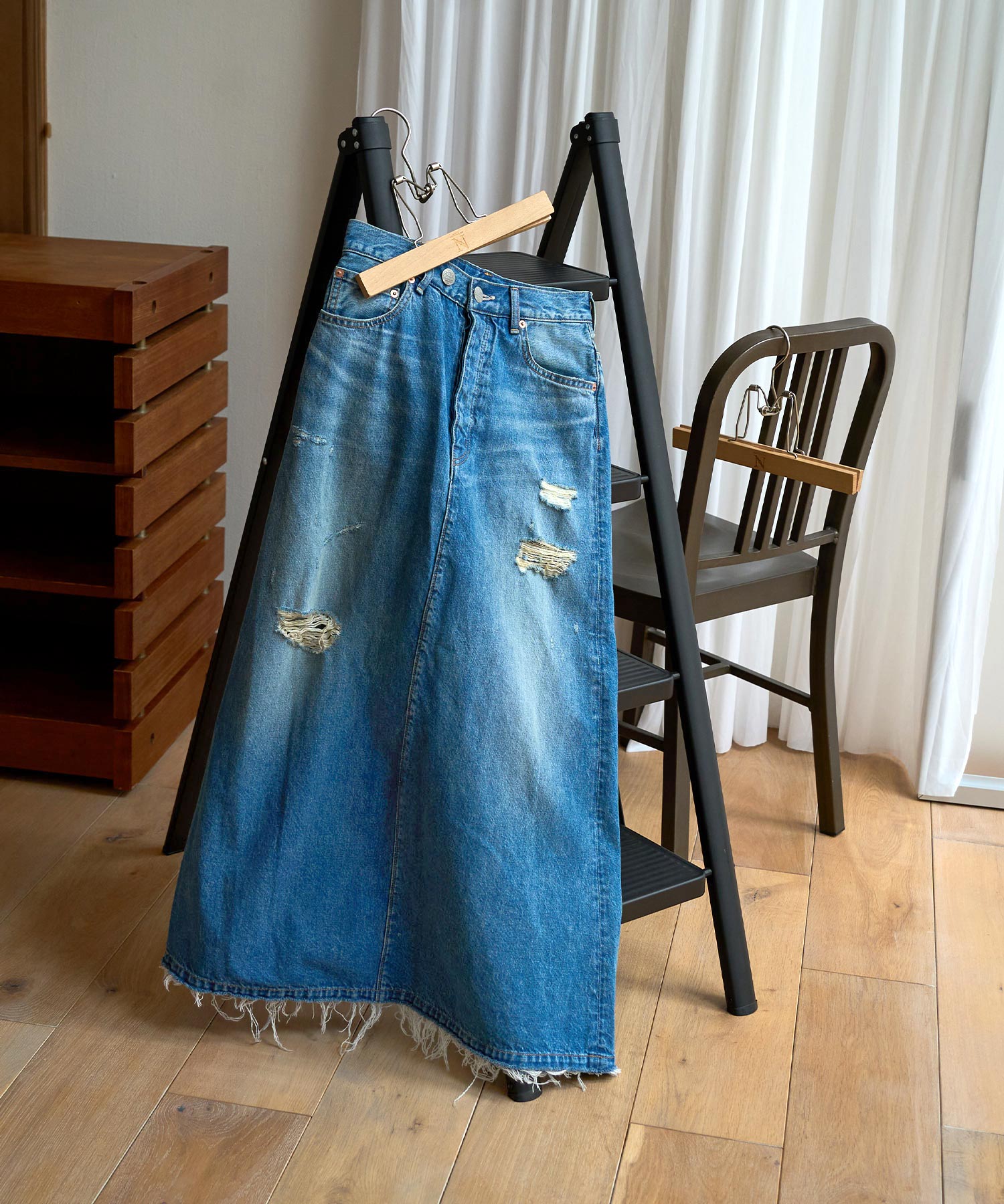 G1104 デニムロングスカート