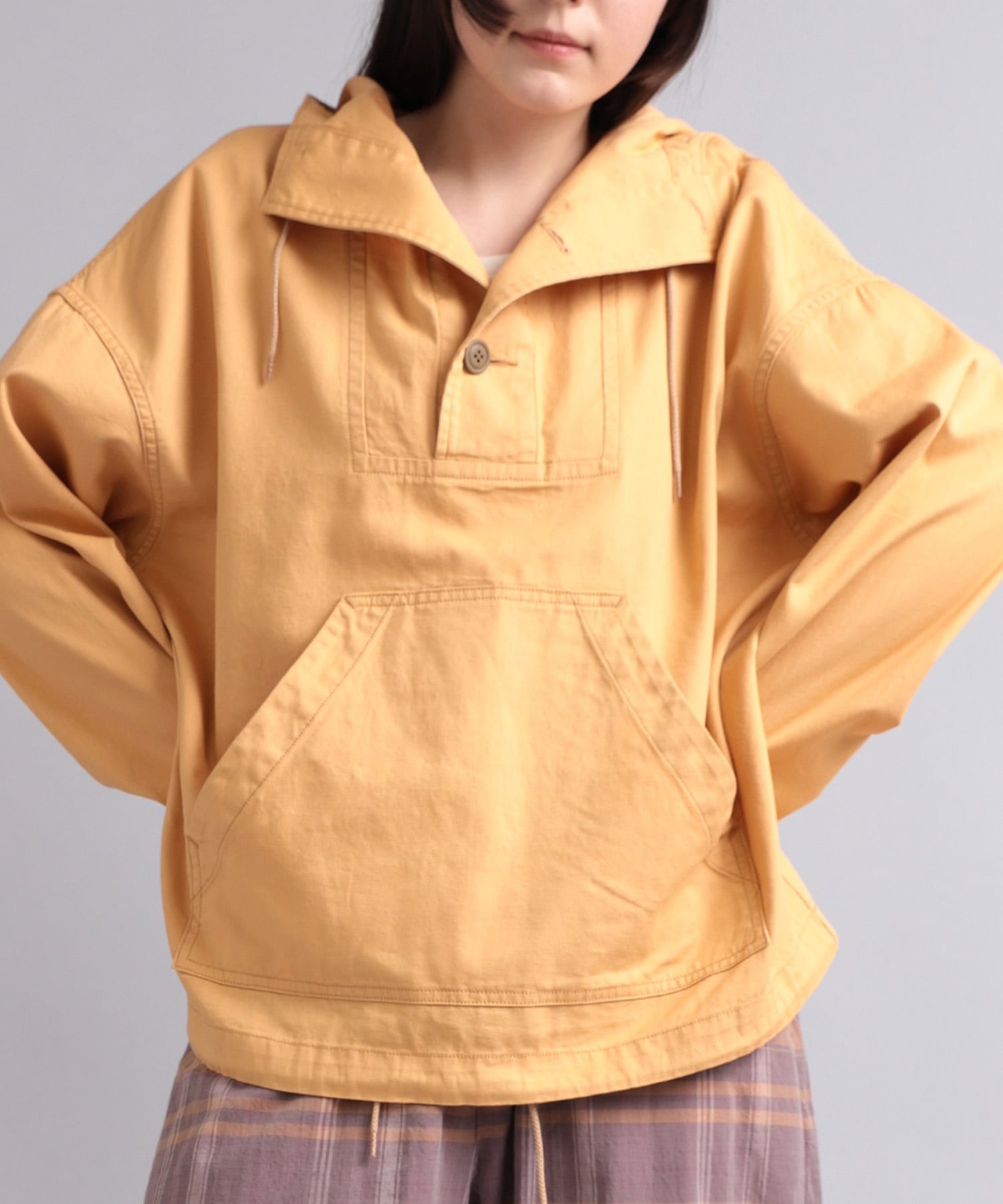 J2053 コットンオックスアノラックパーカー