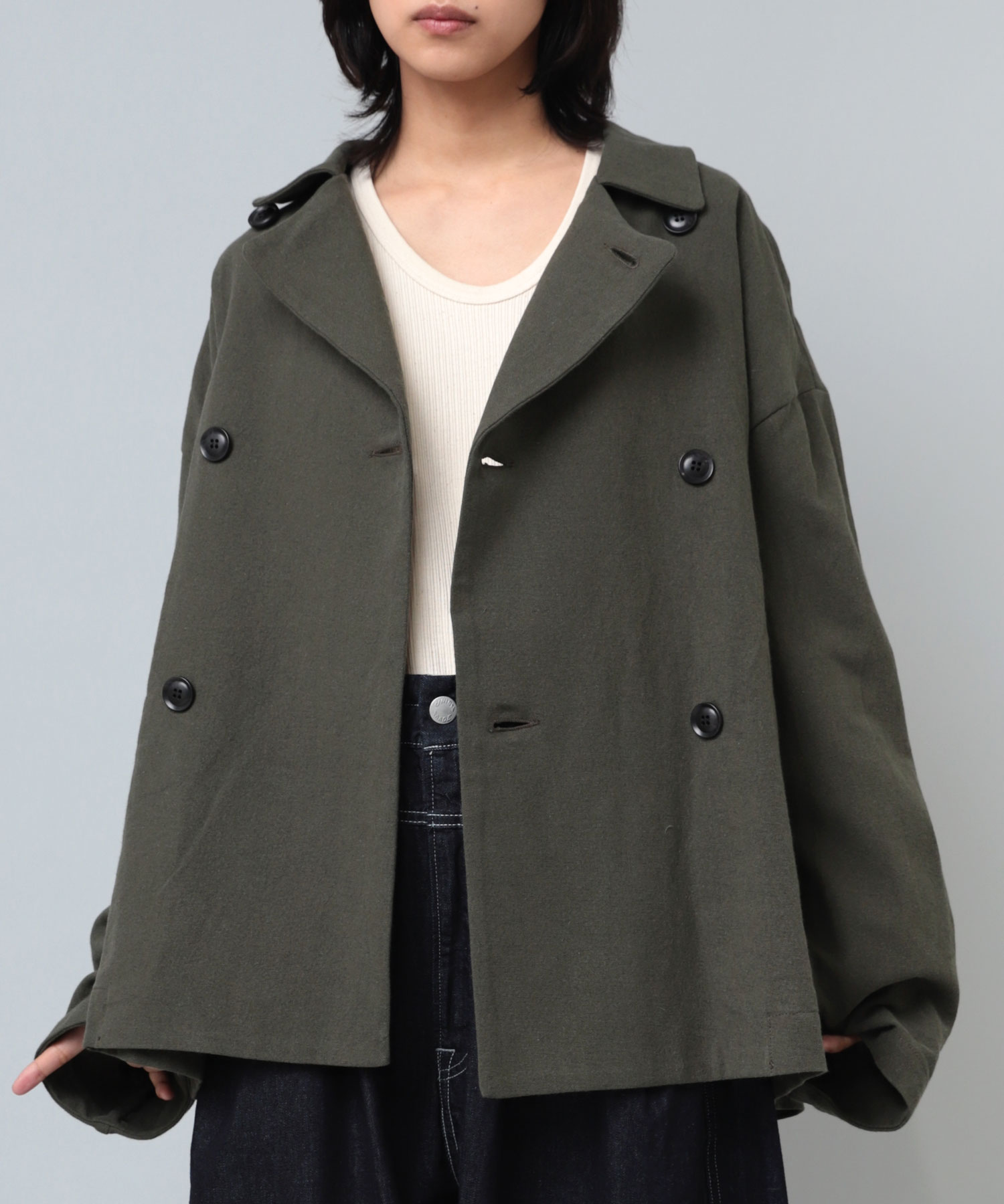 J2054 綿麻ホップサックジャケット