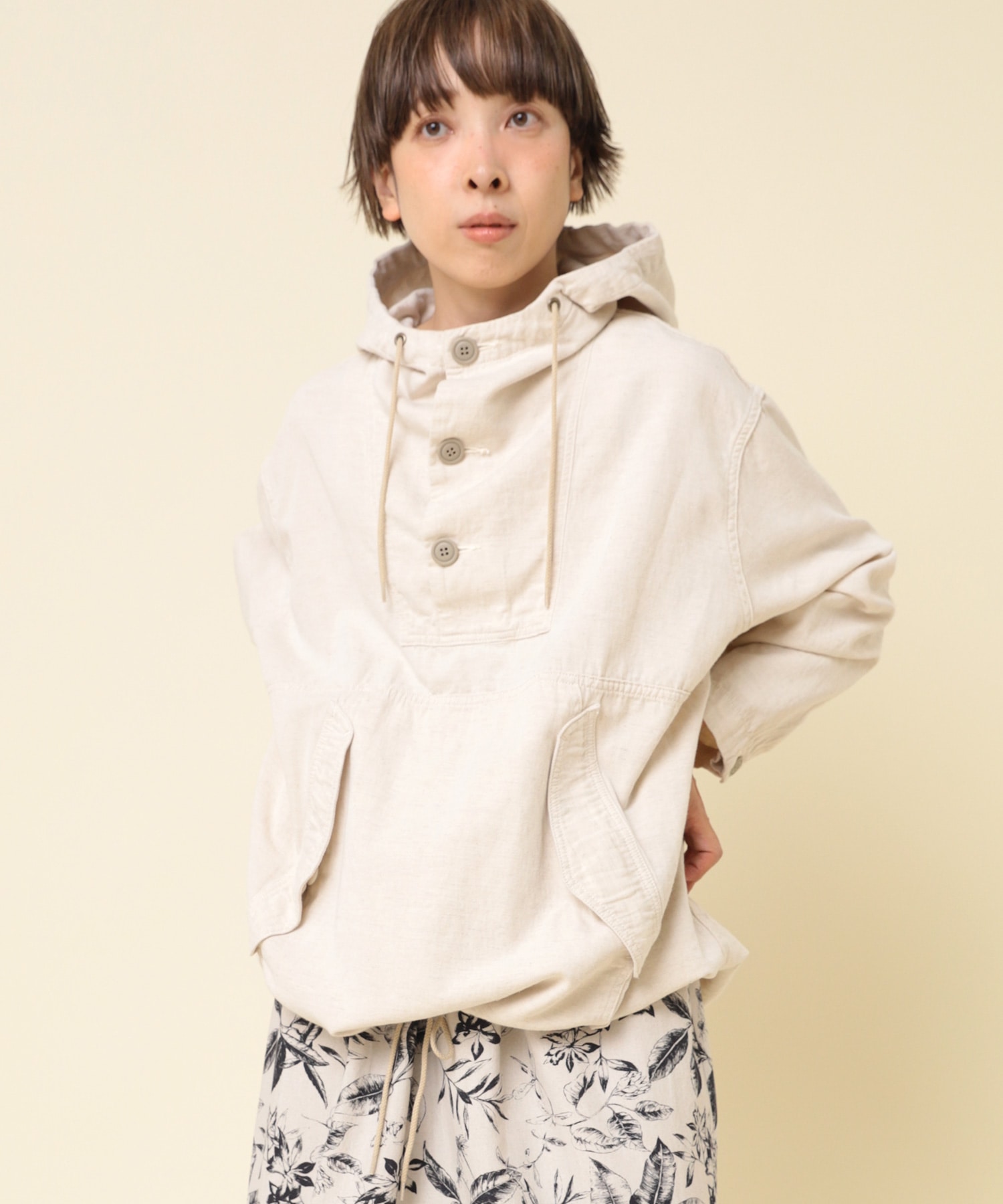 J2099 C/HEMPアノラックジャケット