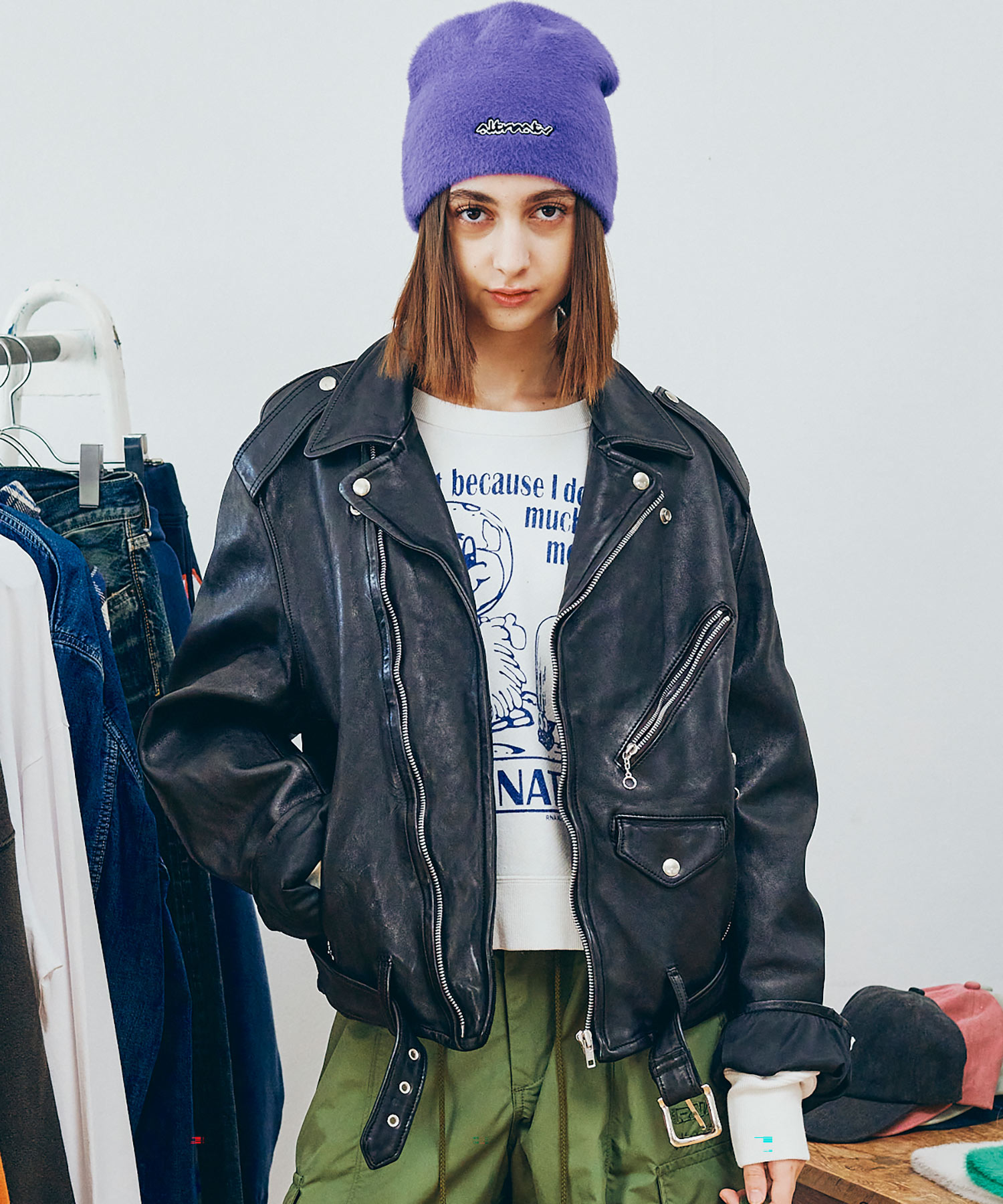 J2122 BIG WASHOUTライダース